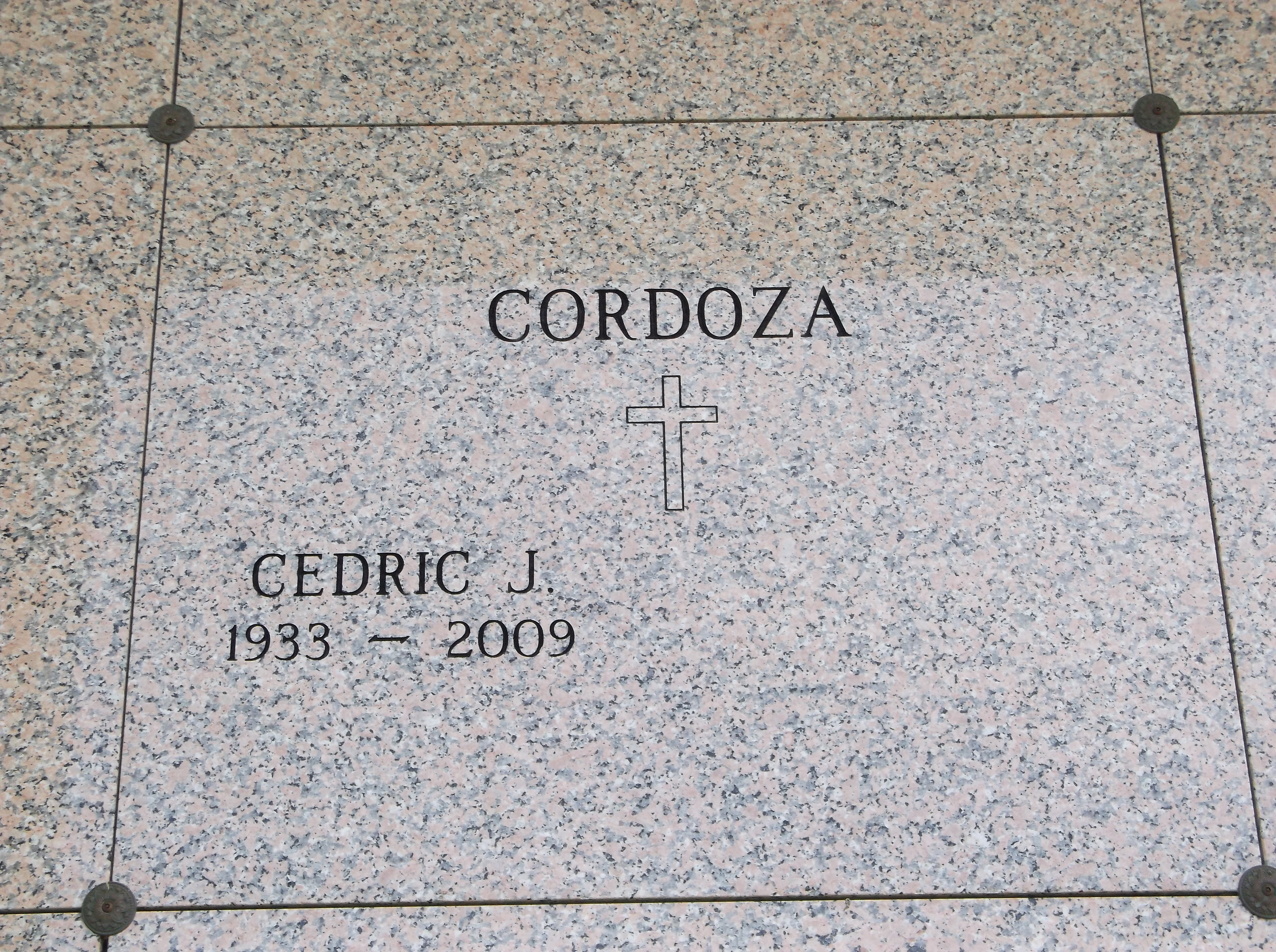 Cedric J Cordoza