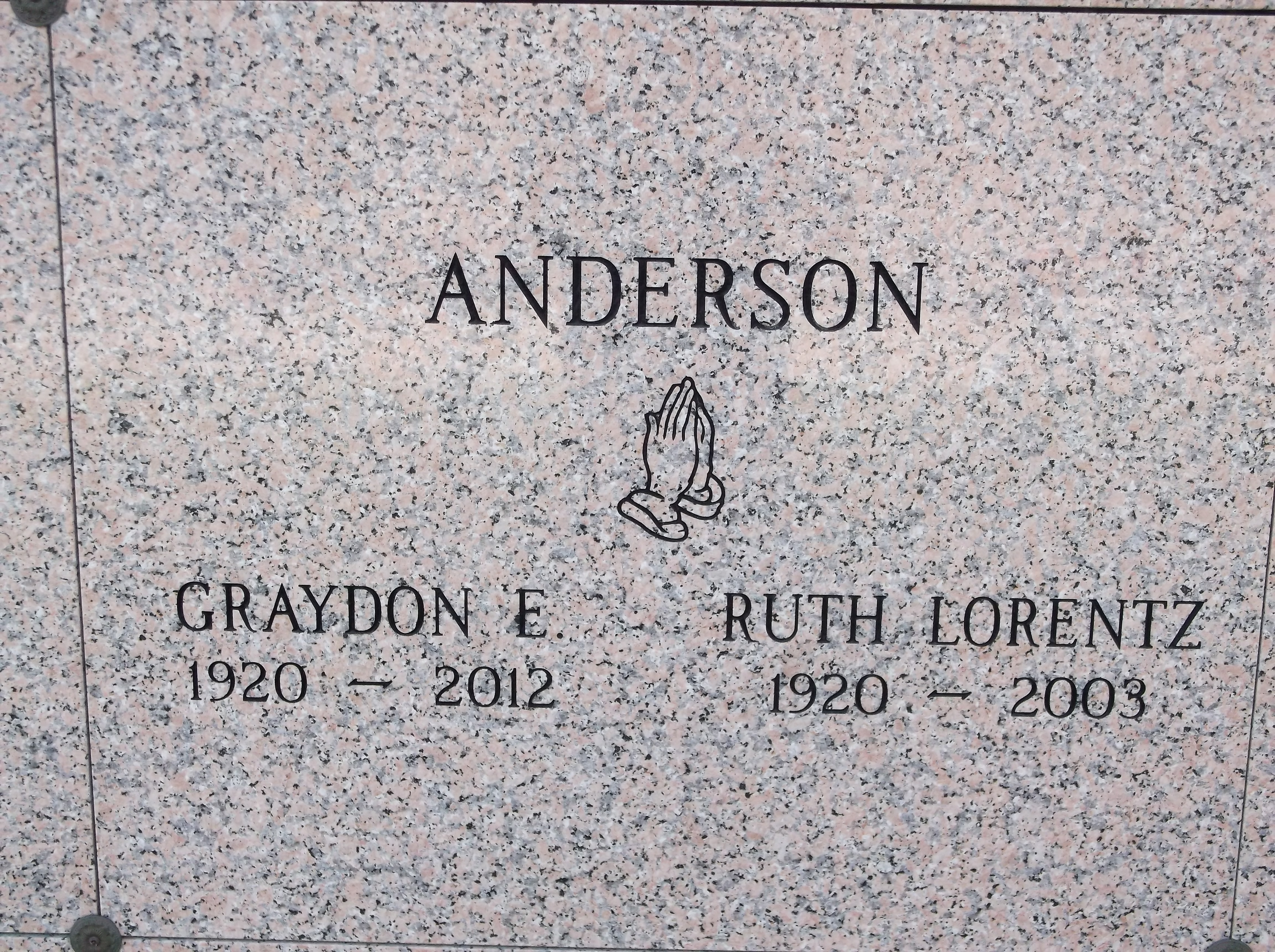 Graydon E Anderson