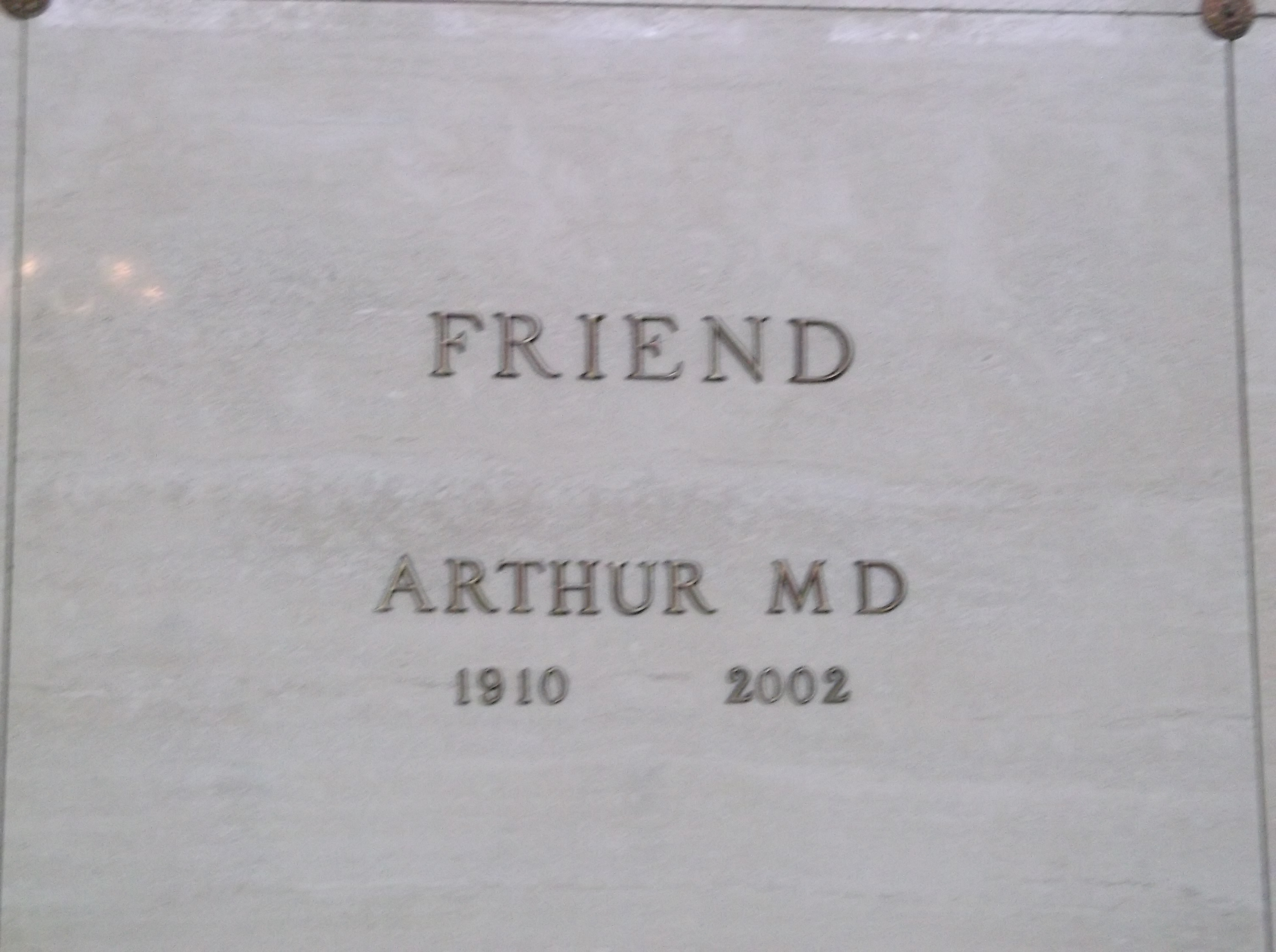 Arthur Friend