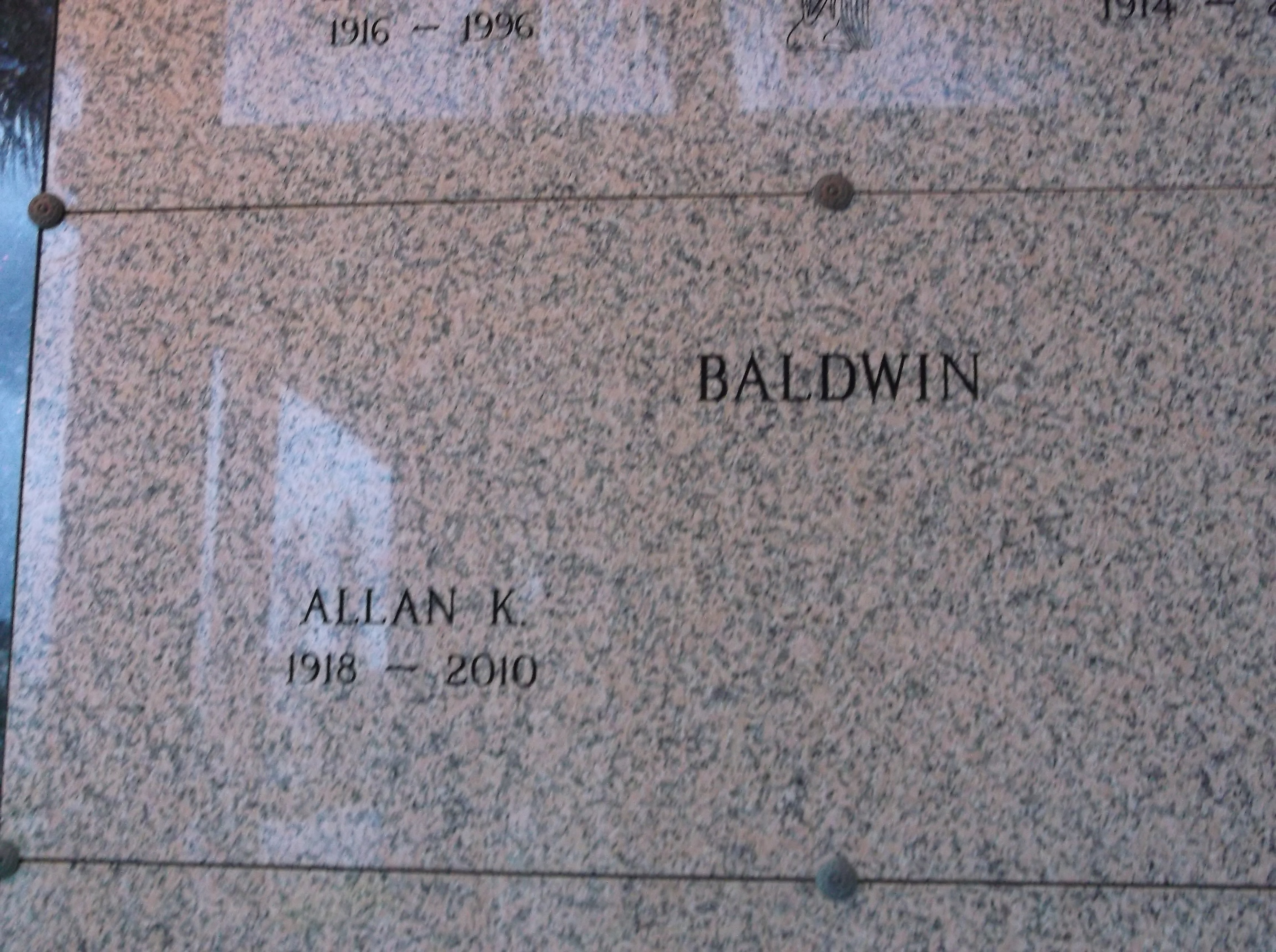 Allan K Baldwin