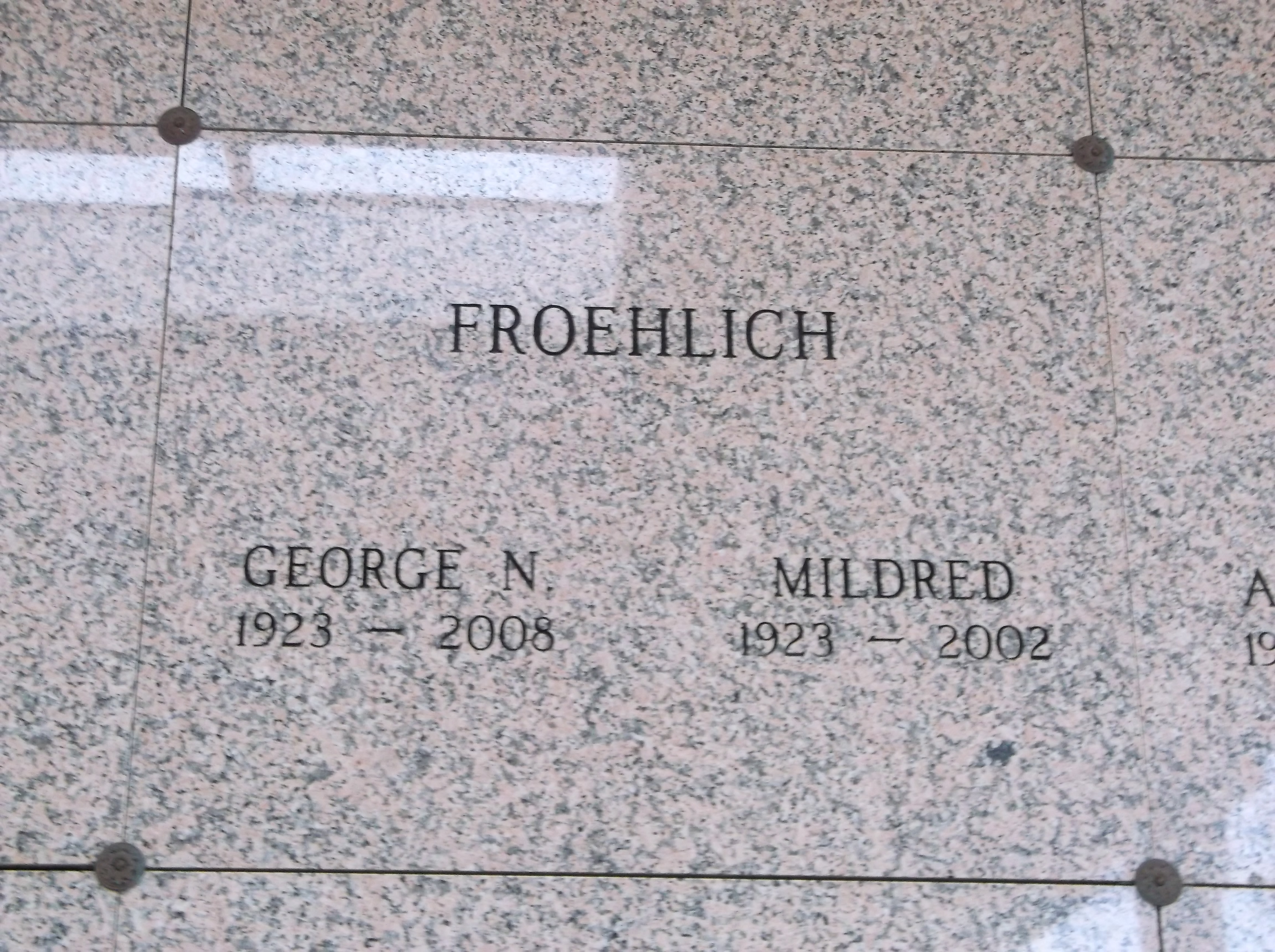 George N Froehlich