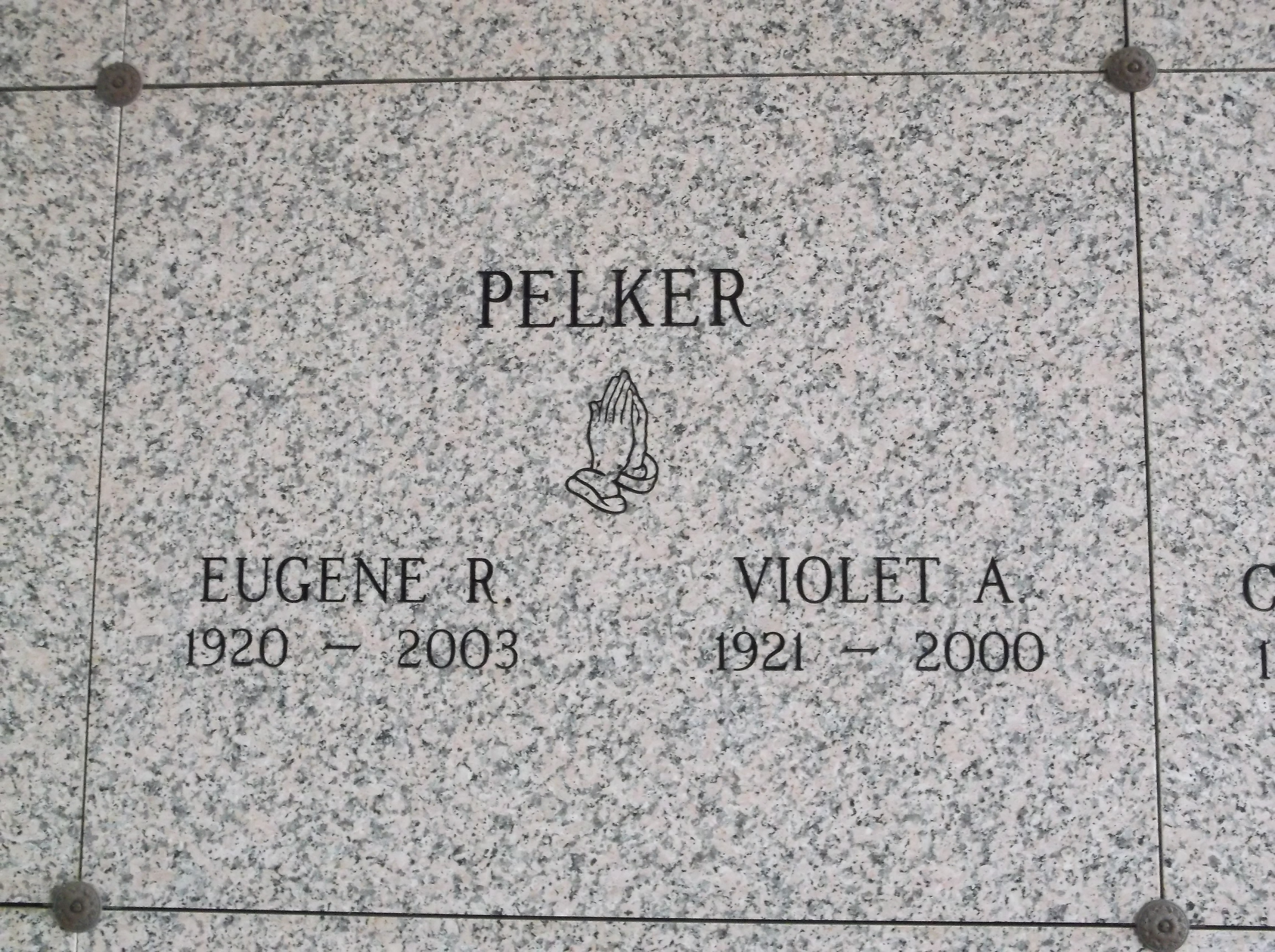 Violet A Pelker