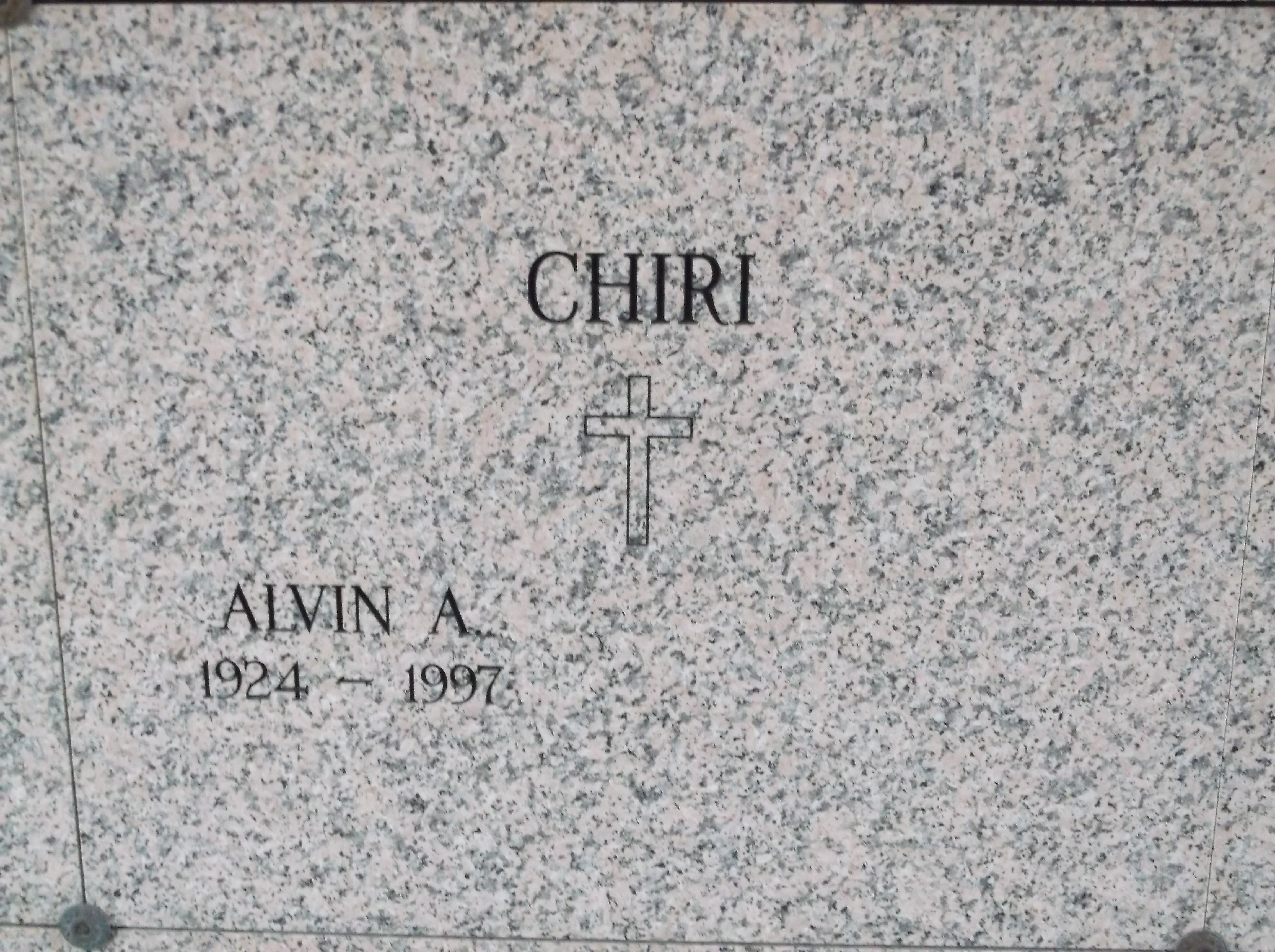 Alvin A Chiri