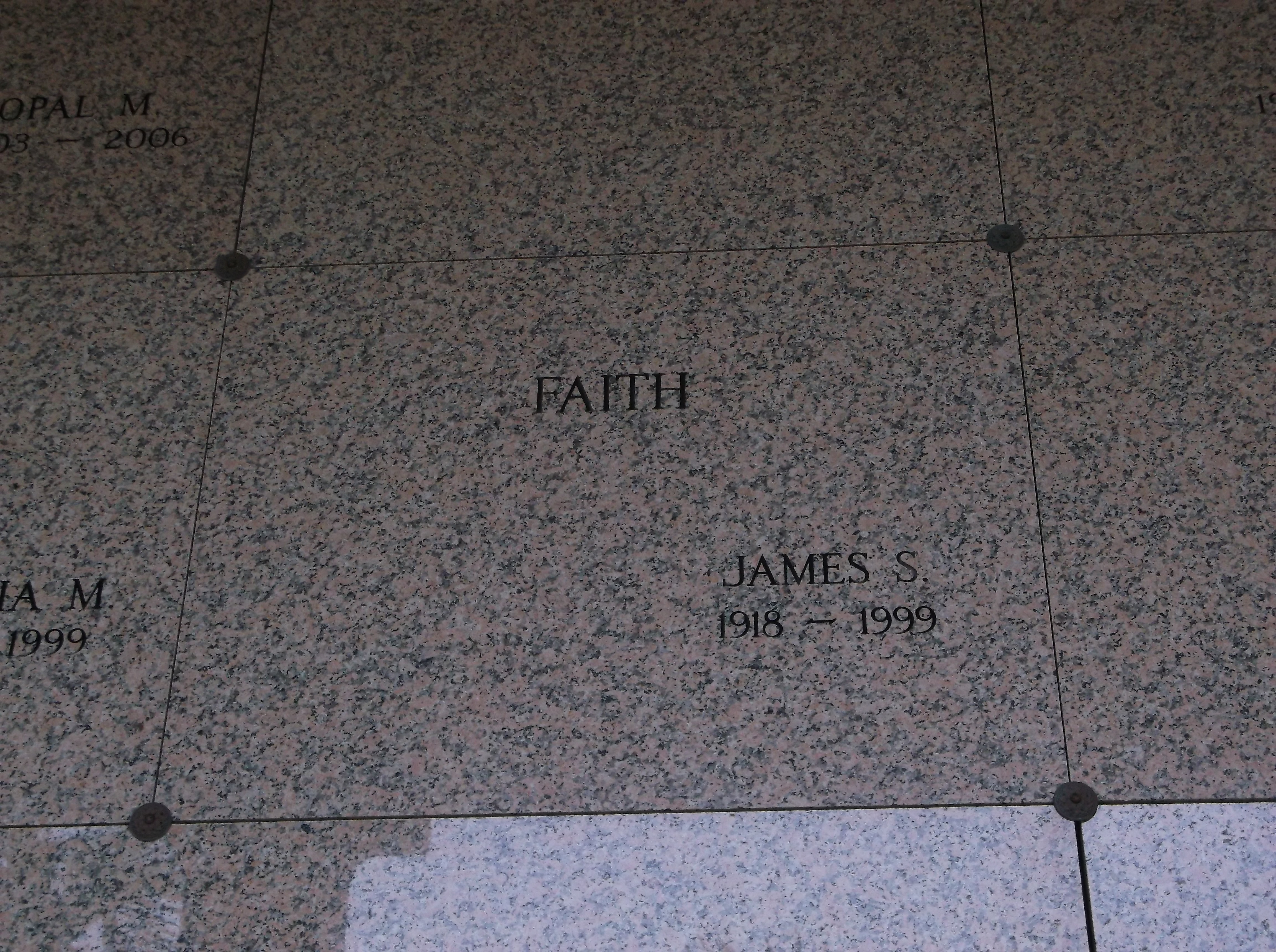 James S Faith