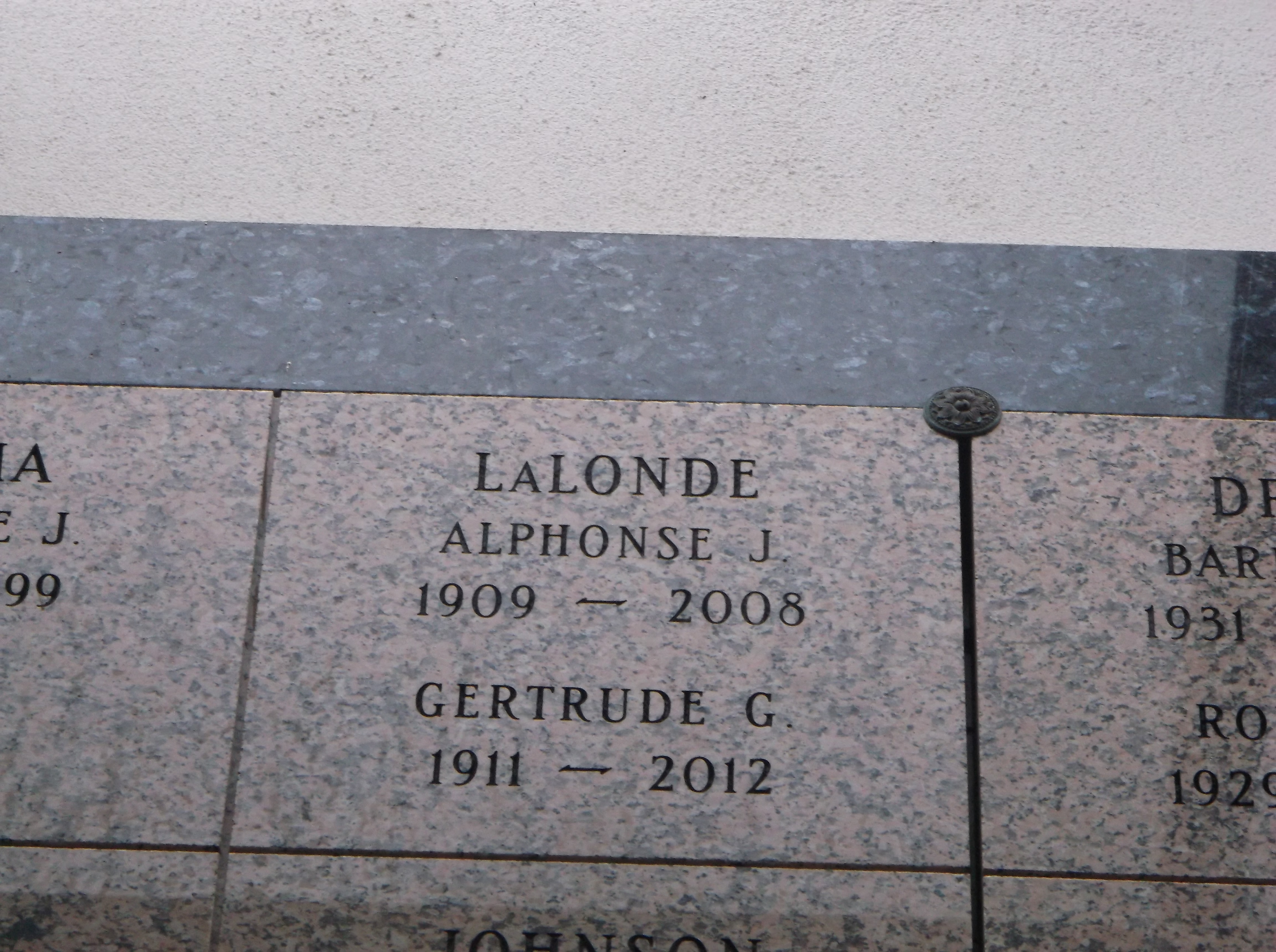 Gertrude G LaLonde
