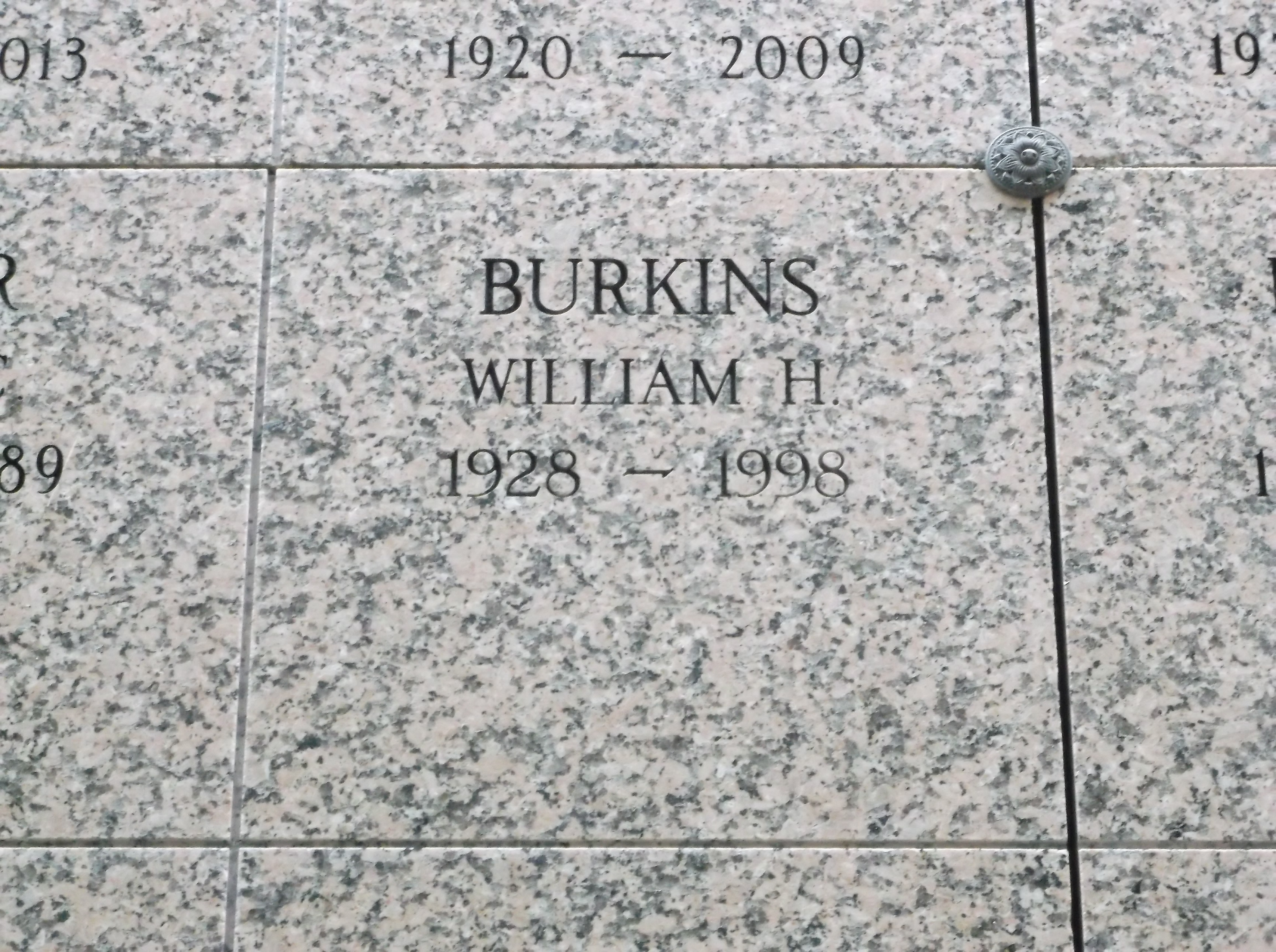 William H Burkins