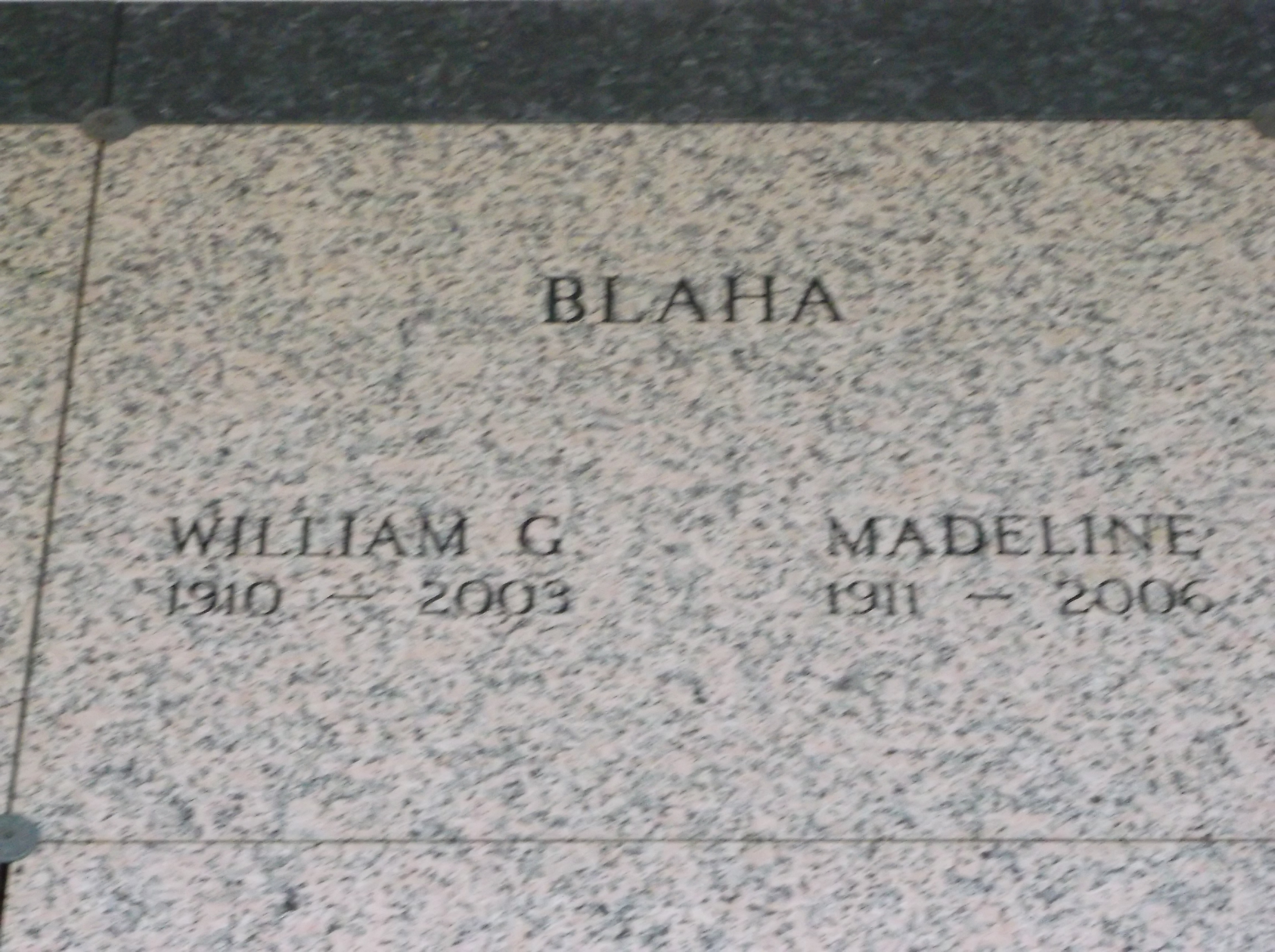 William G Blaha