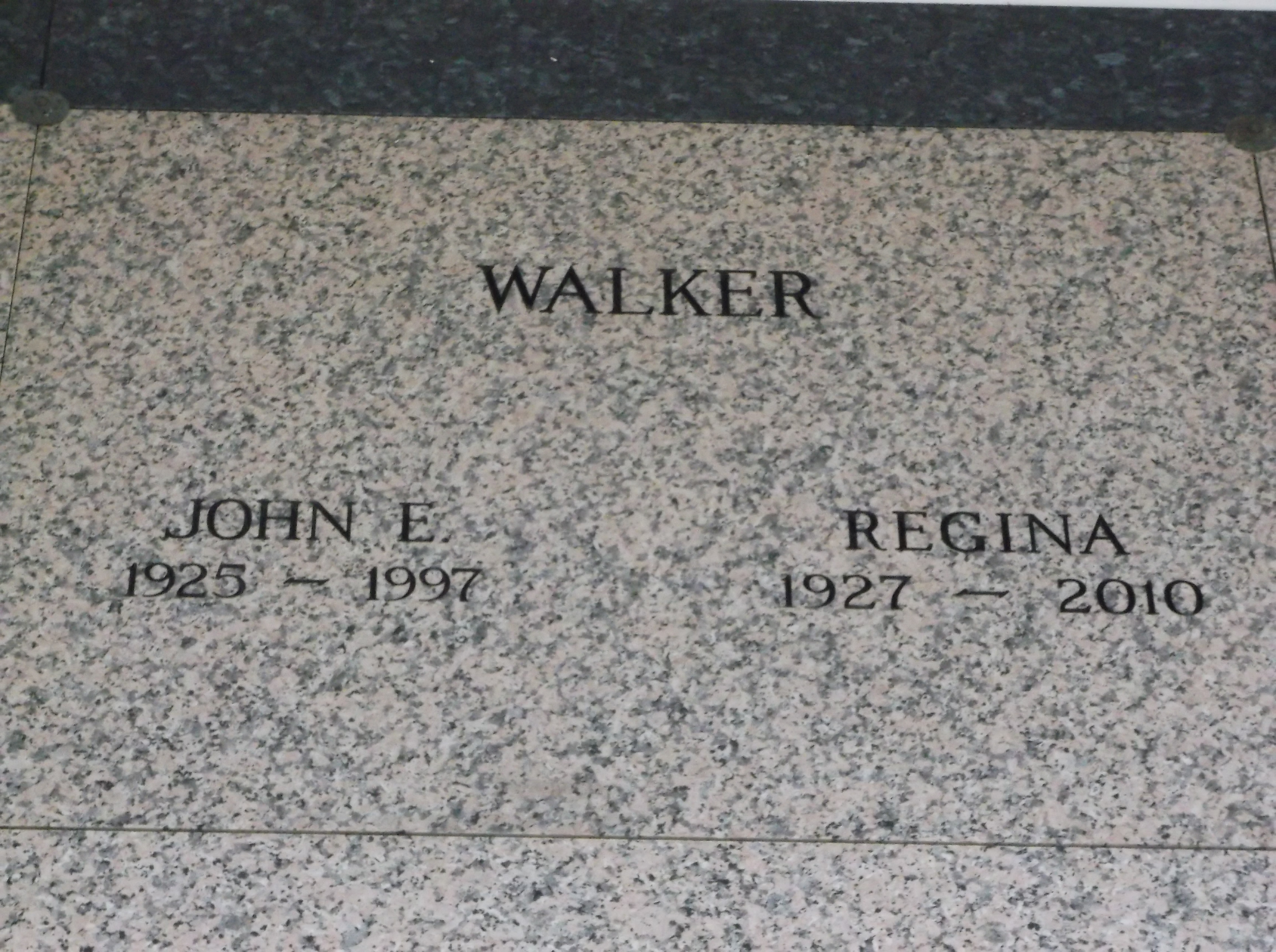 John E Walker