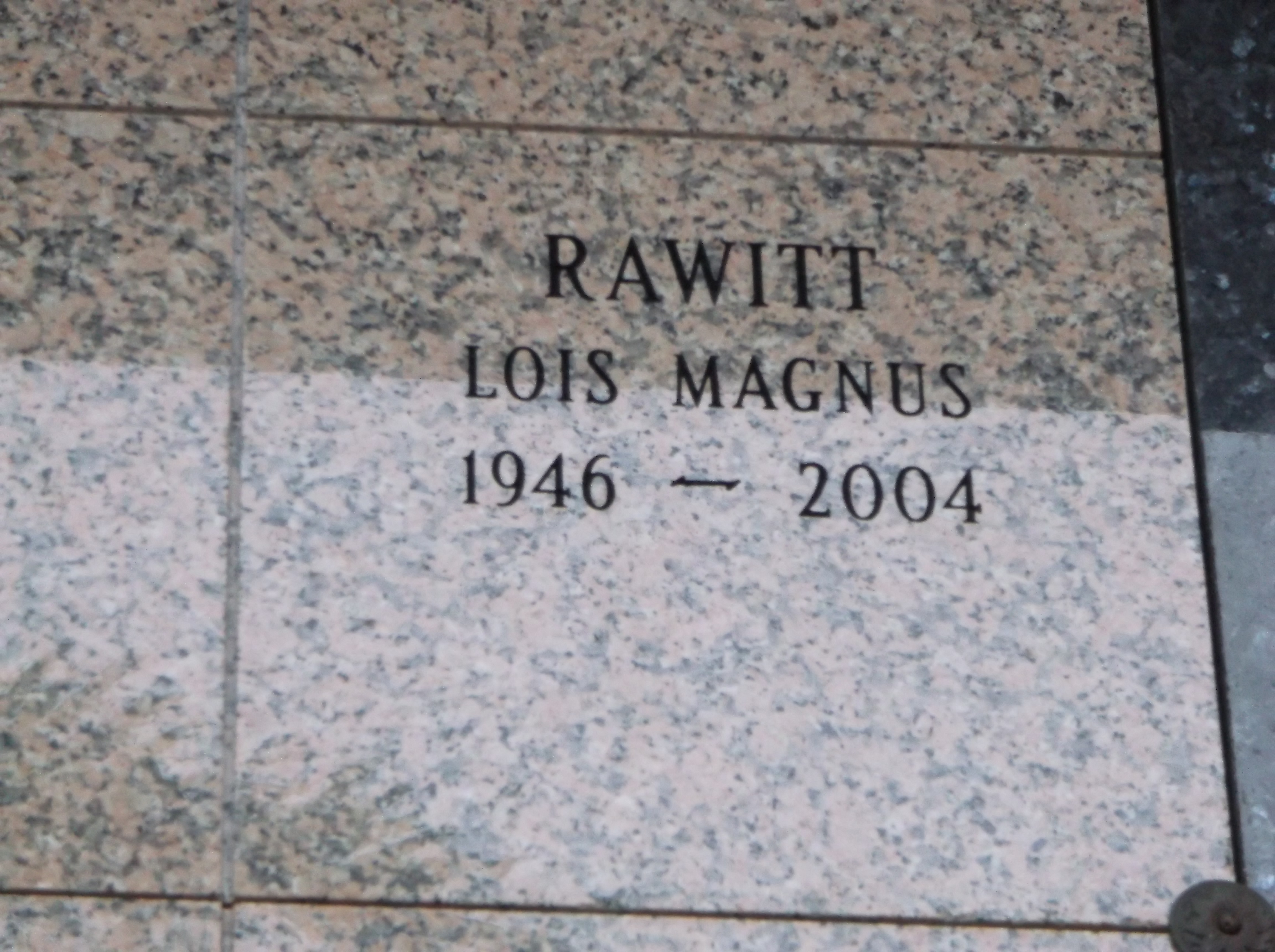 Lois Magnus Rawitt