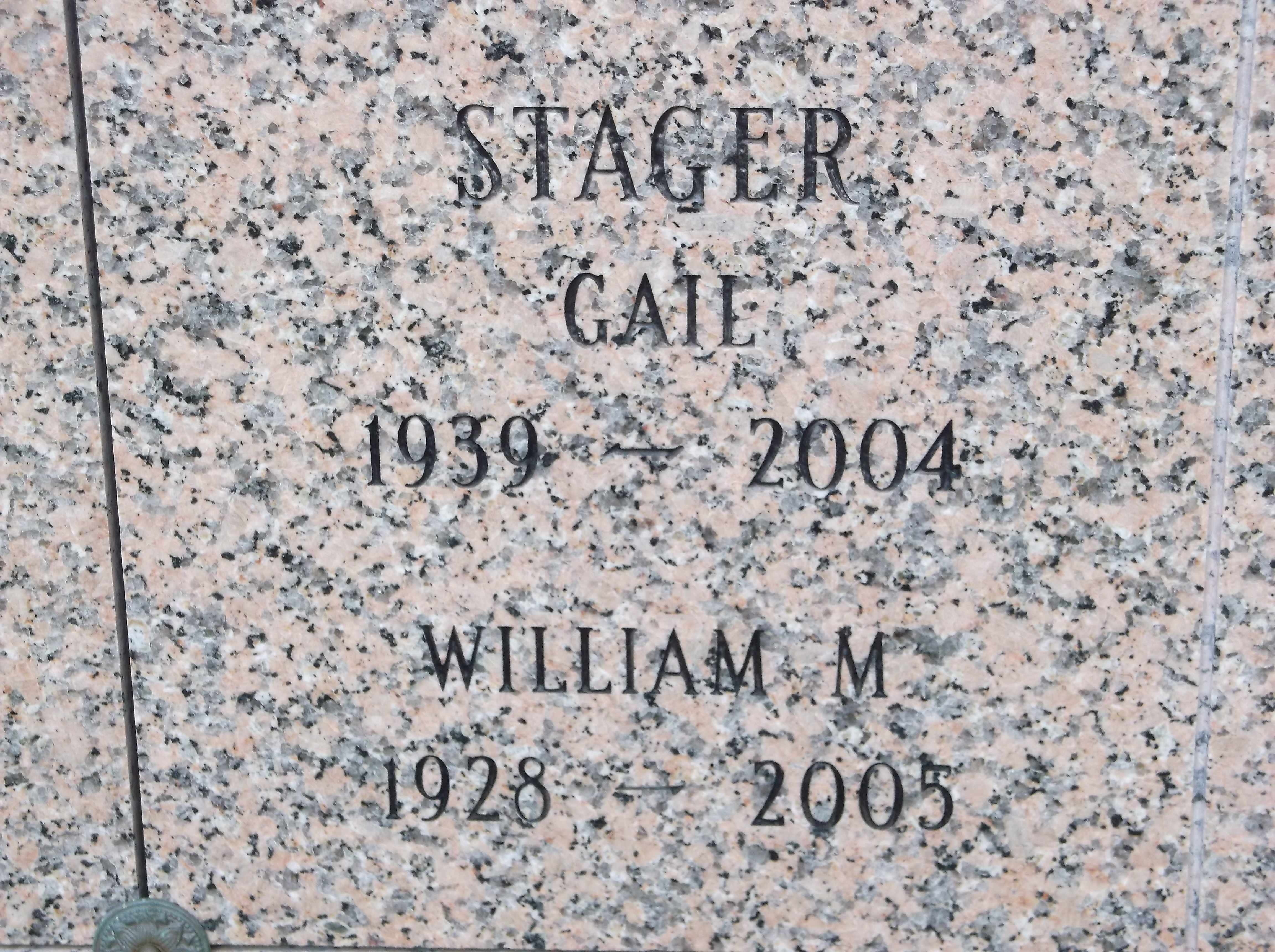 William M Stager