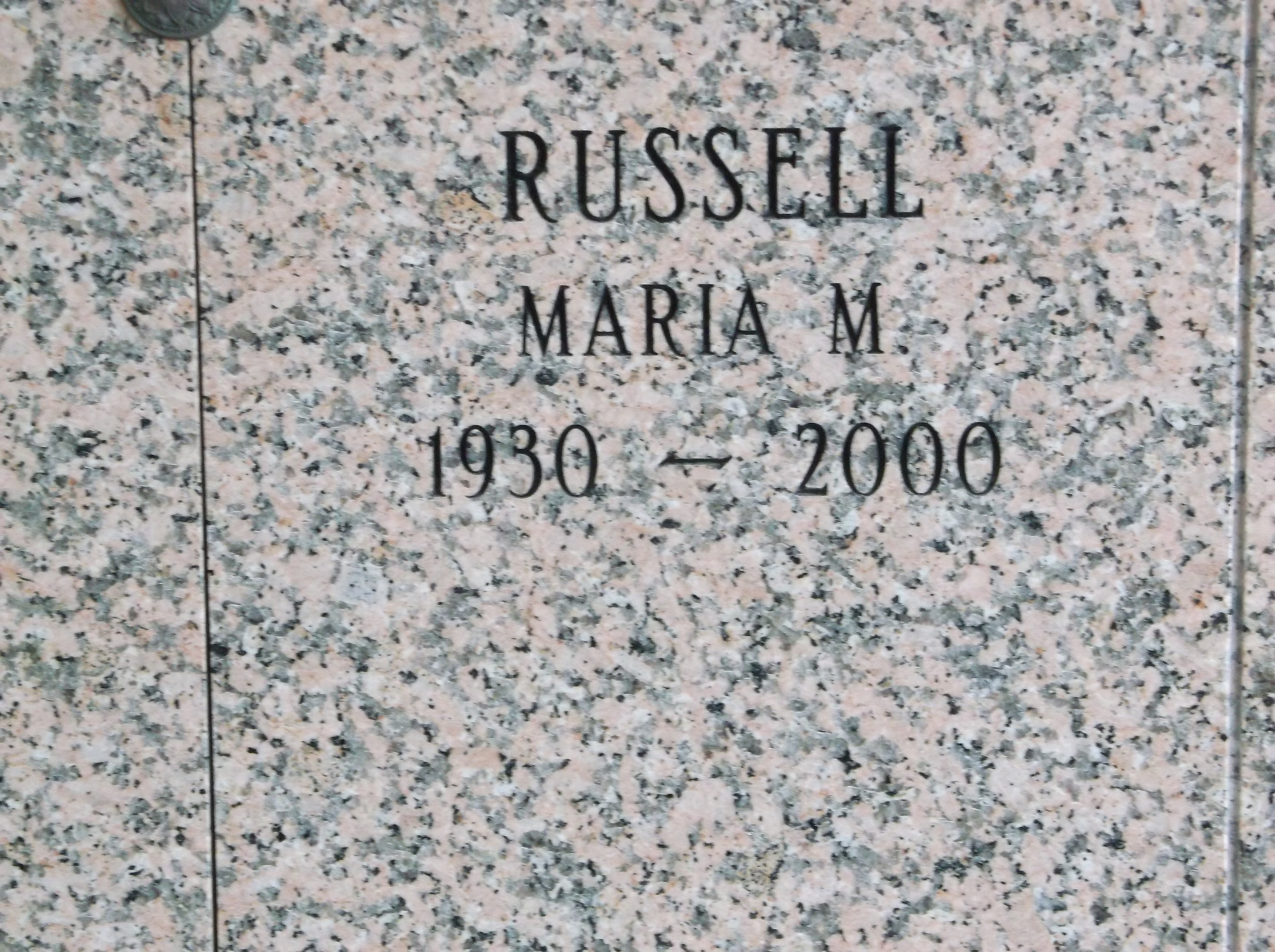 Maria M Russell