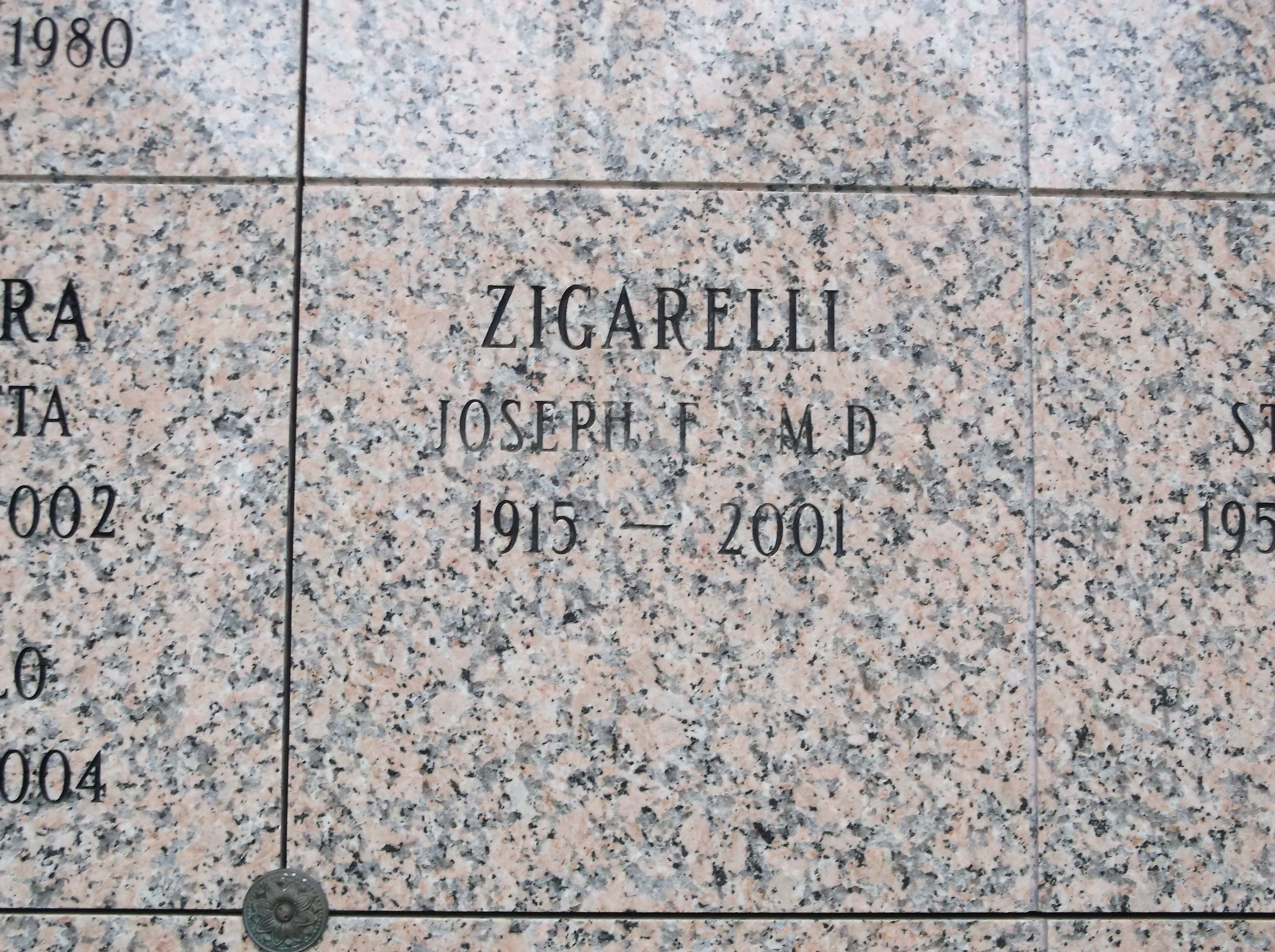 Joseph F Zigarelli