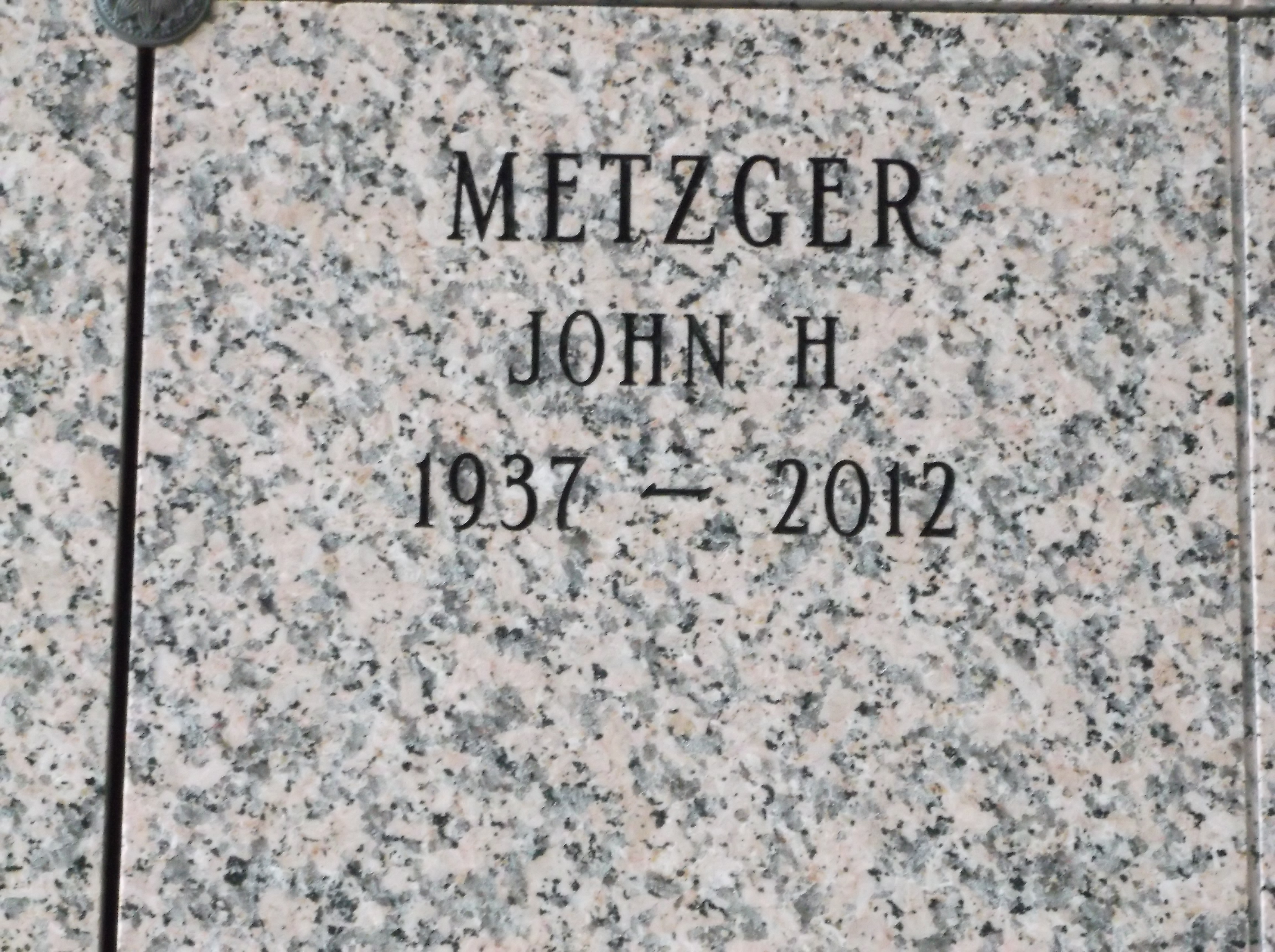 John H Metzger
