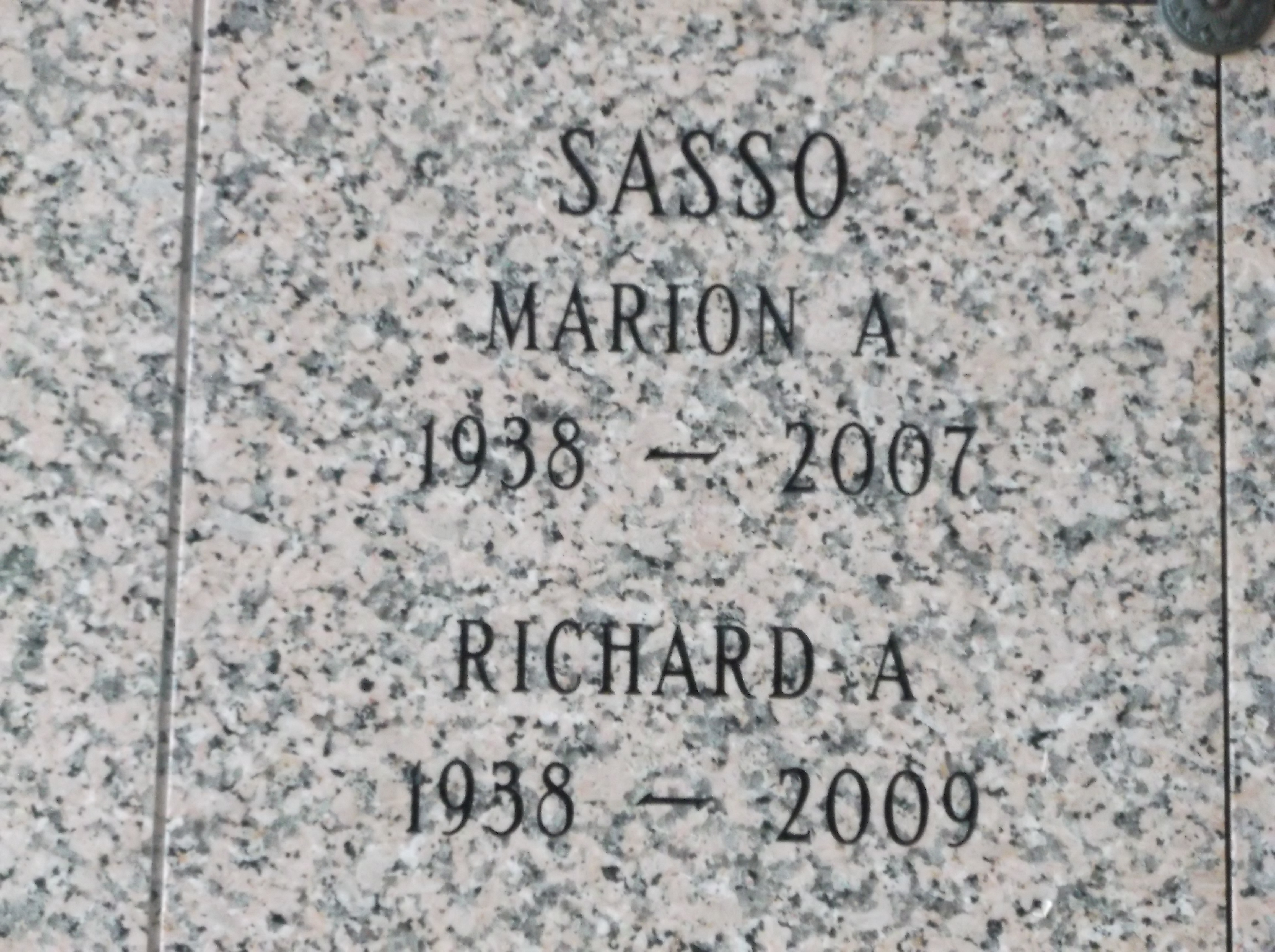 Richard A Sasso