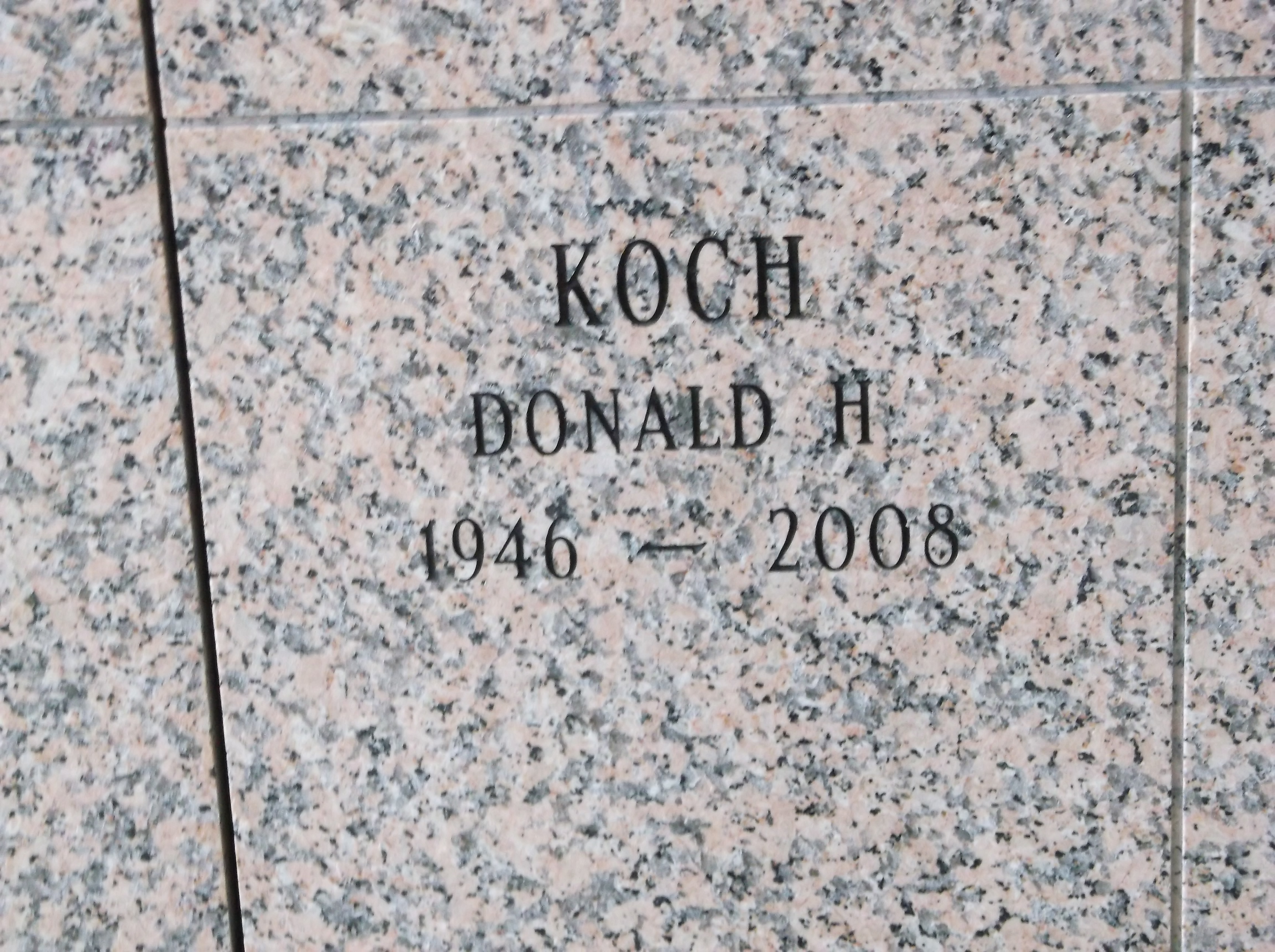 Donald H Koch