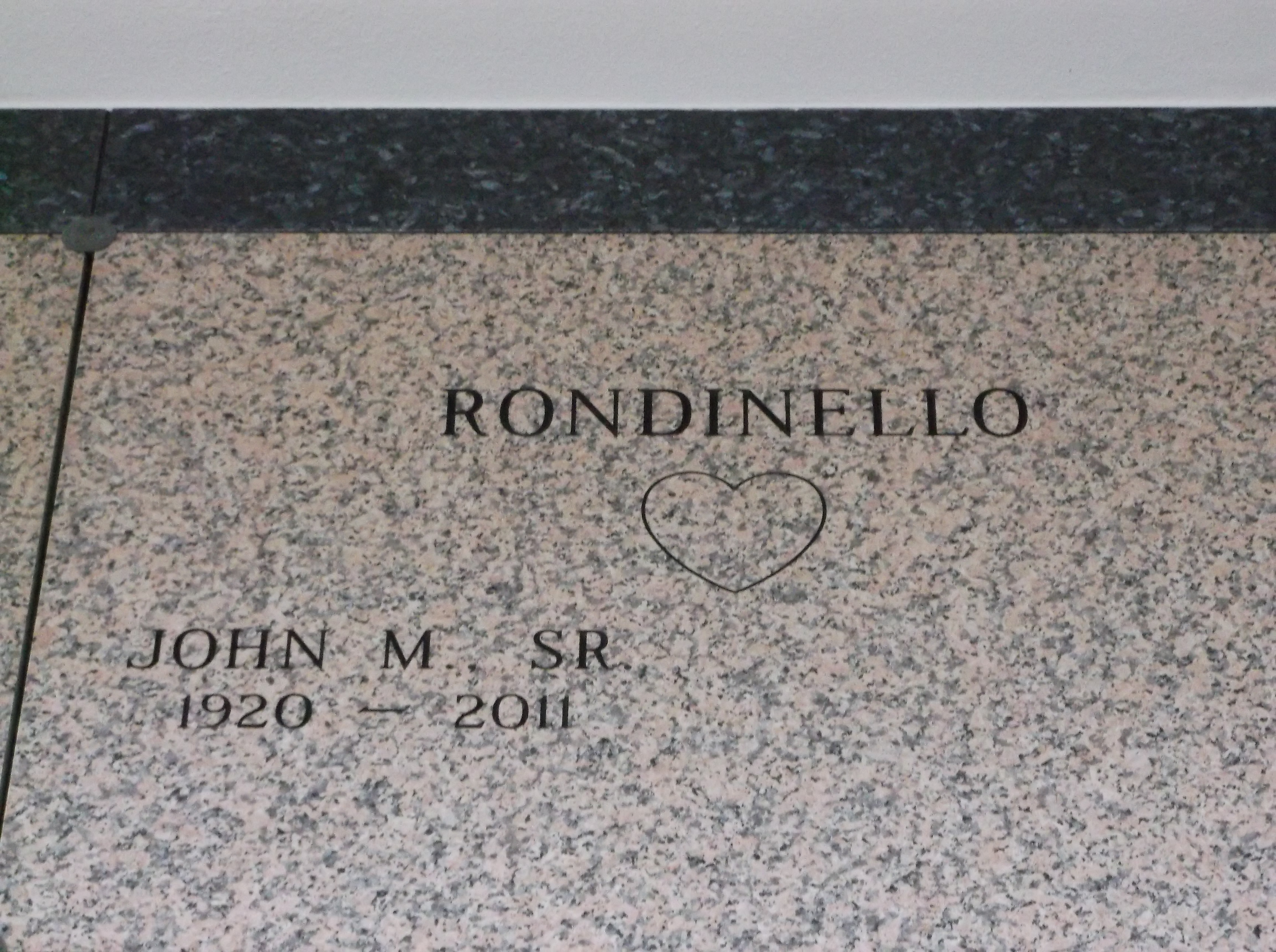 John M Rondinello, Sr