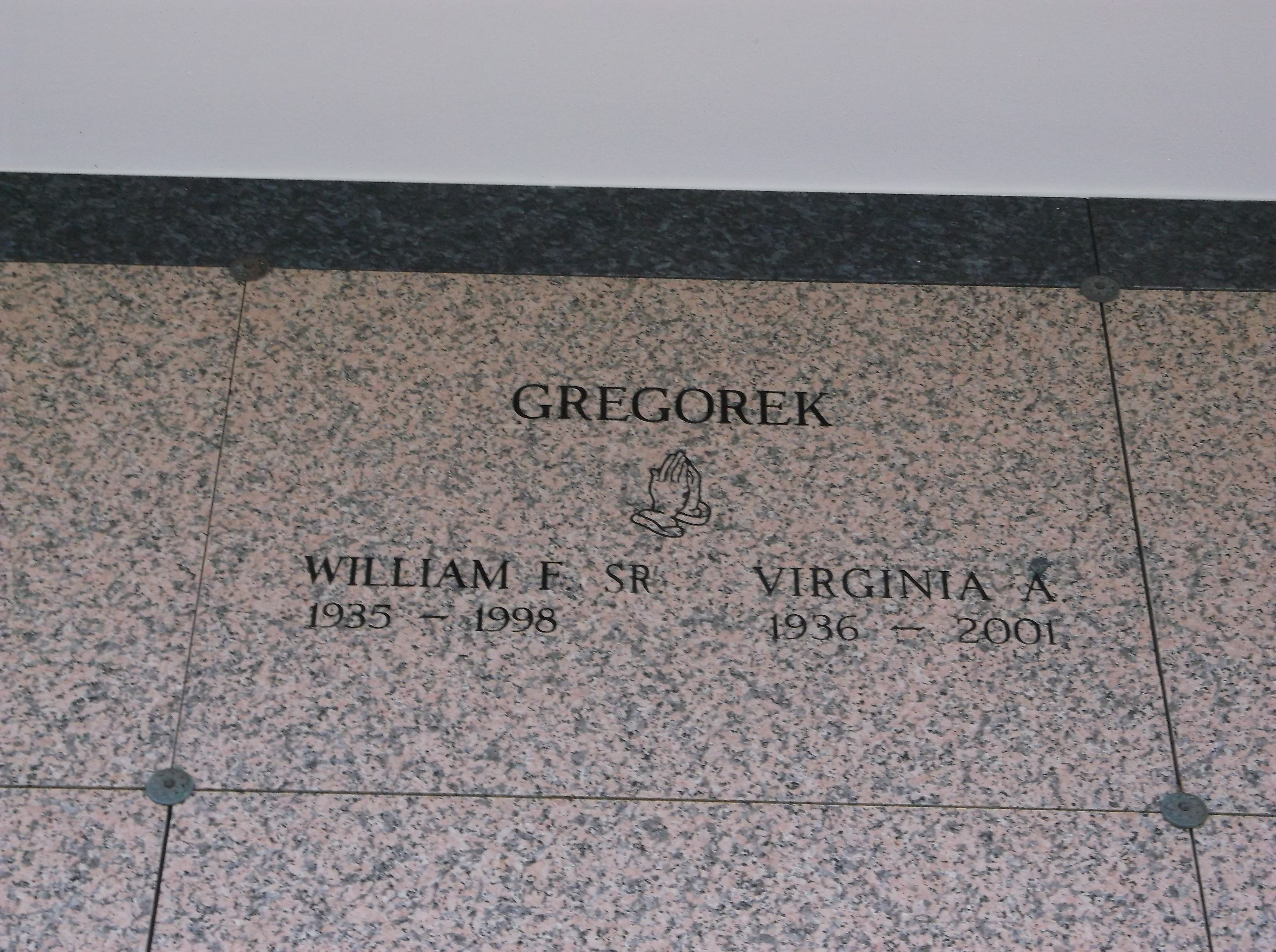 Virginia A Gregorek