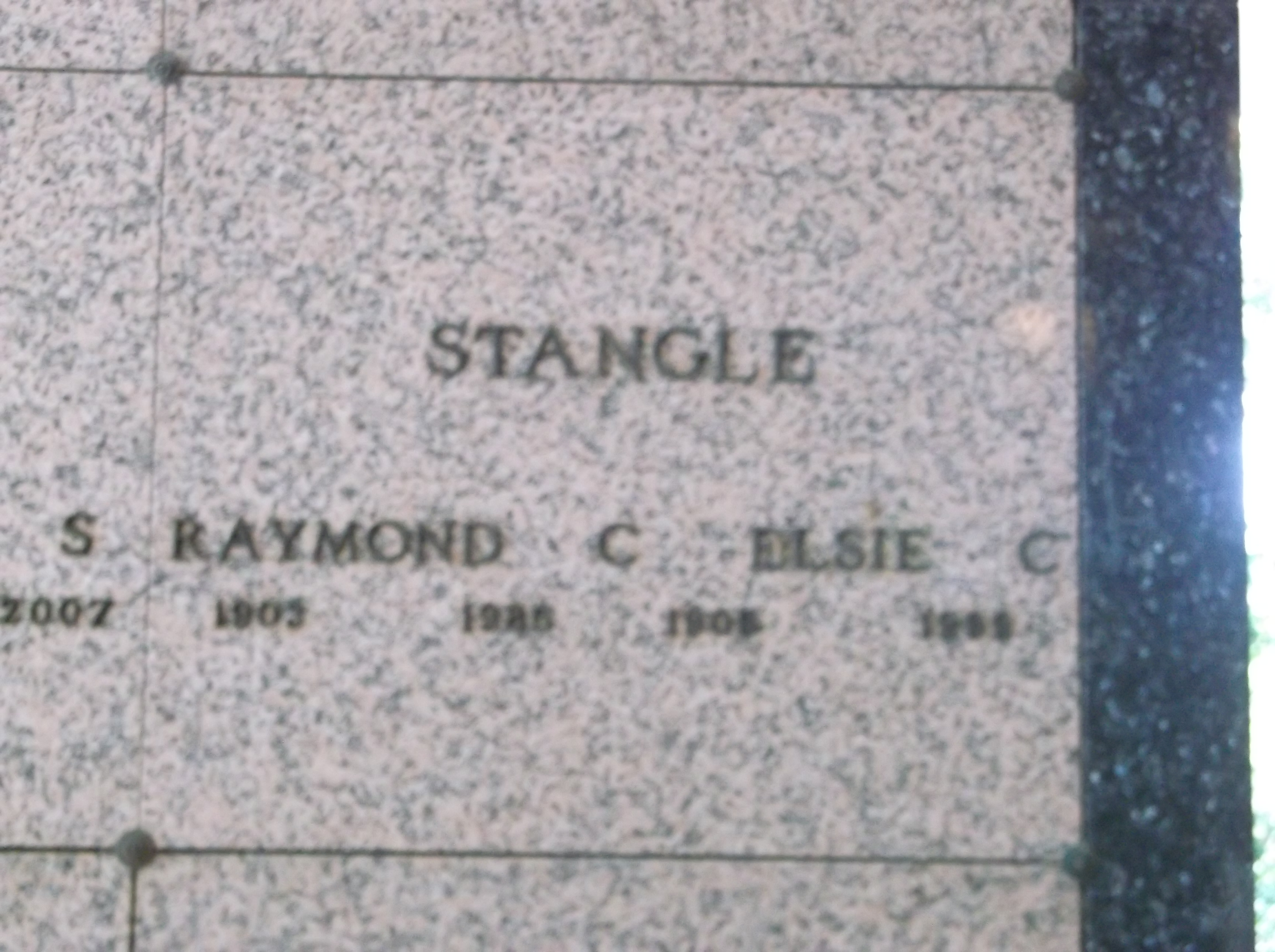 Raymond C Stangle
