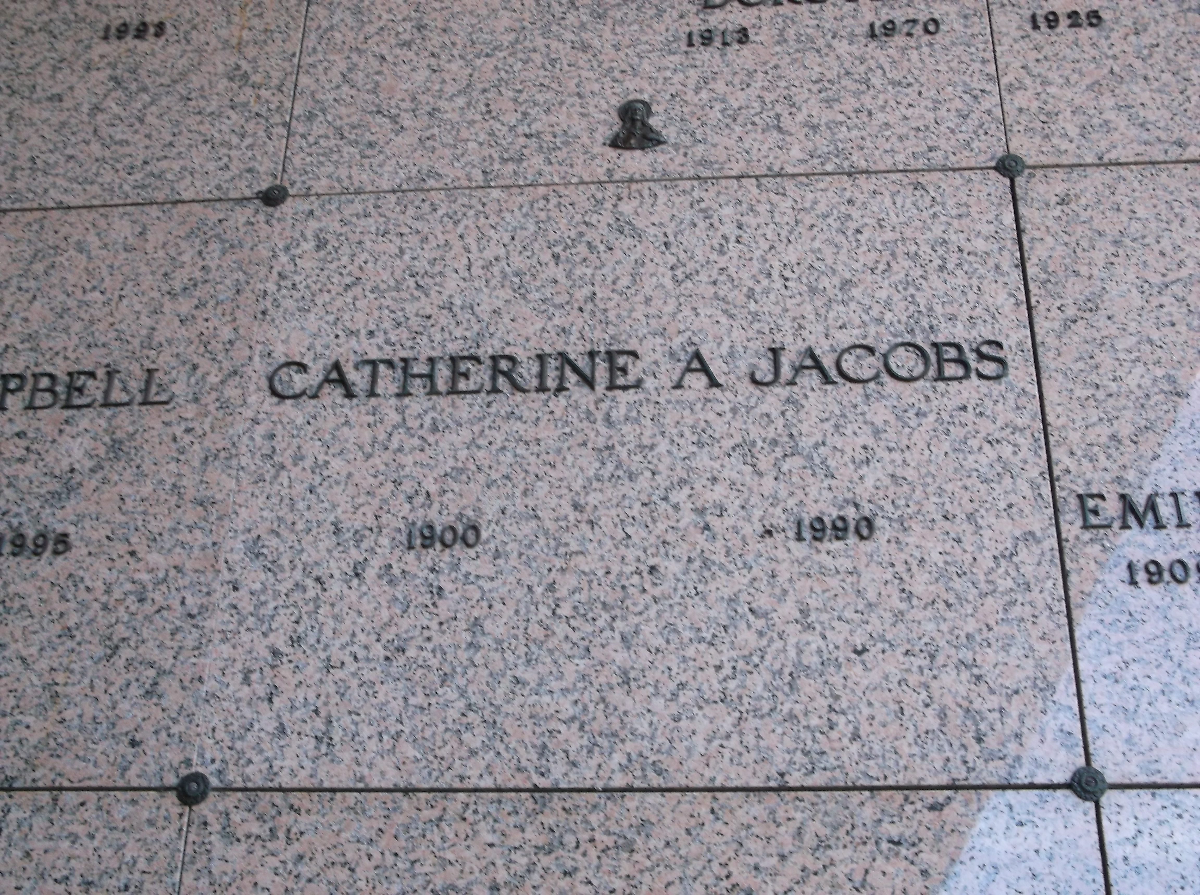 Catherine A Jaobs