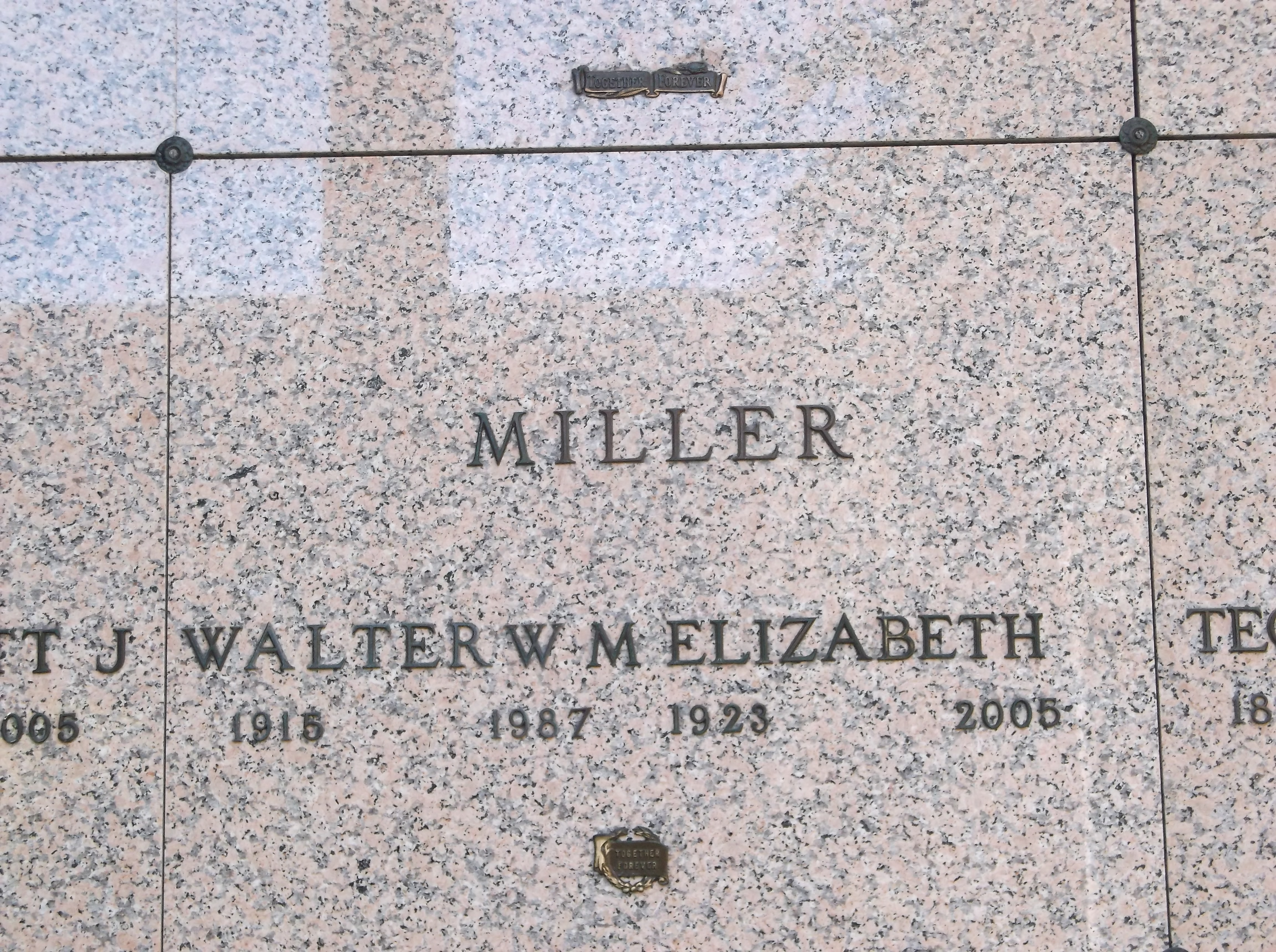 Walter W Miller