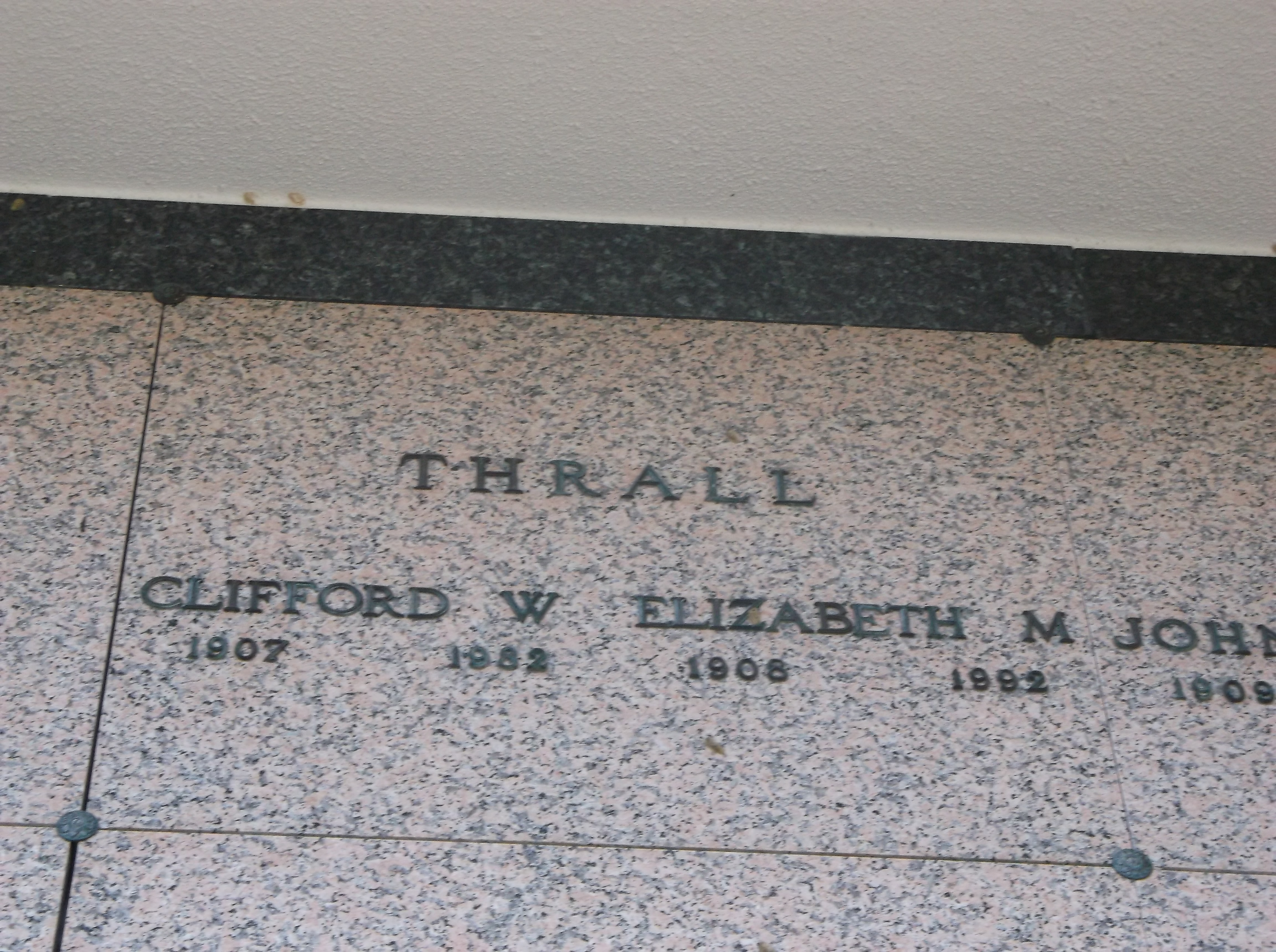 Clifford W Thrall