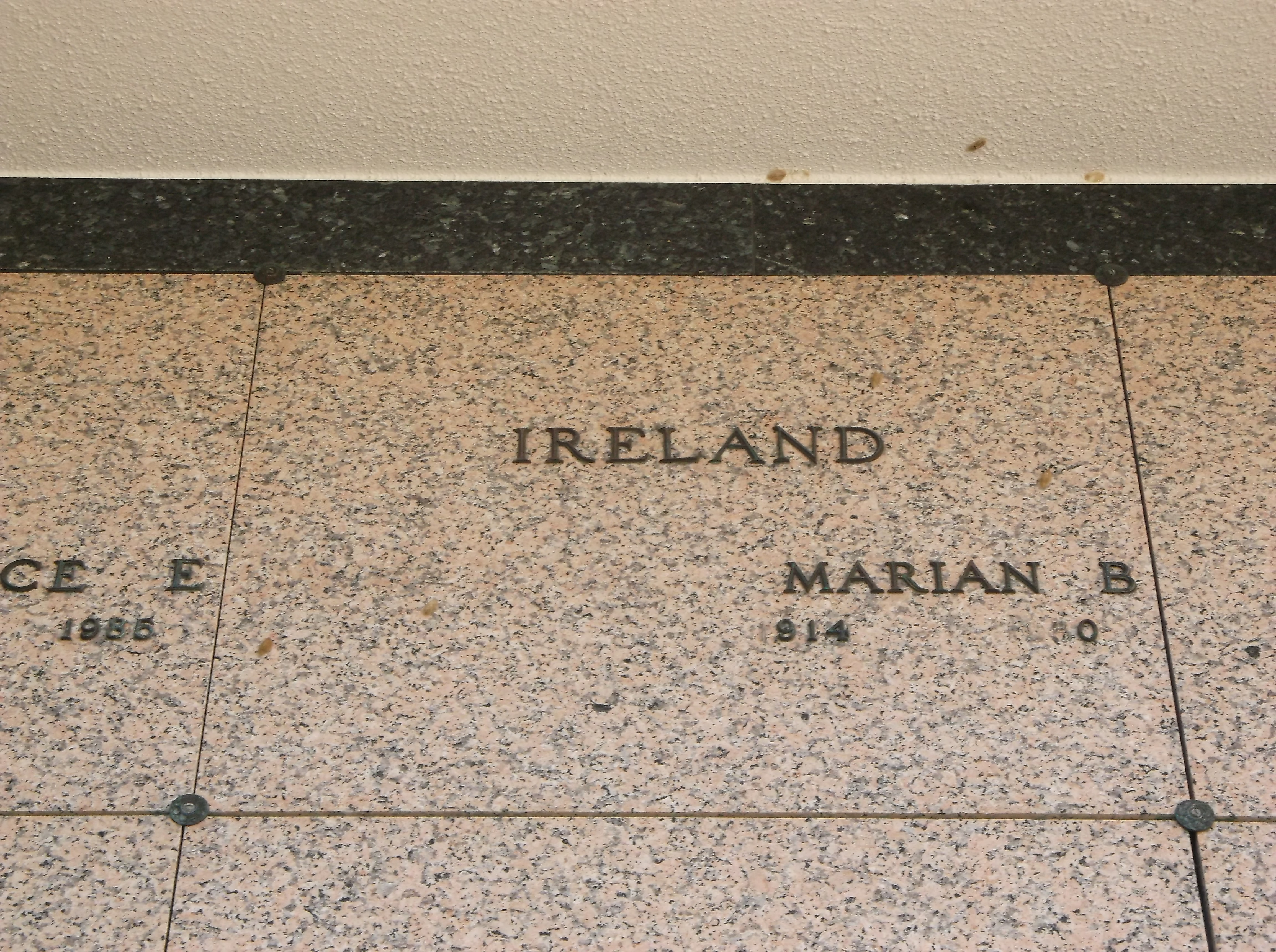 Marian B Ireland