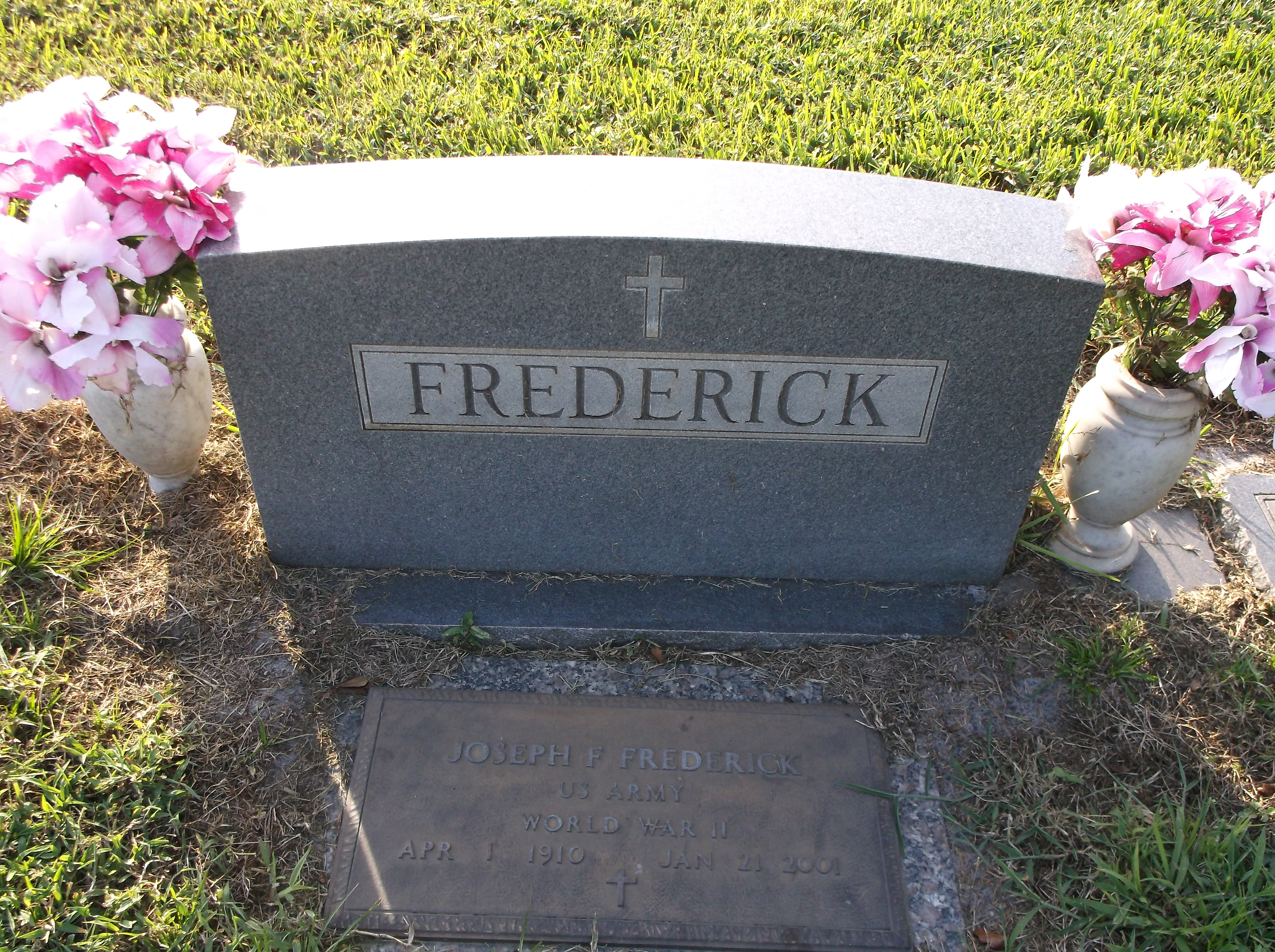 Joseph F Frederick