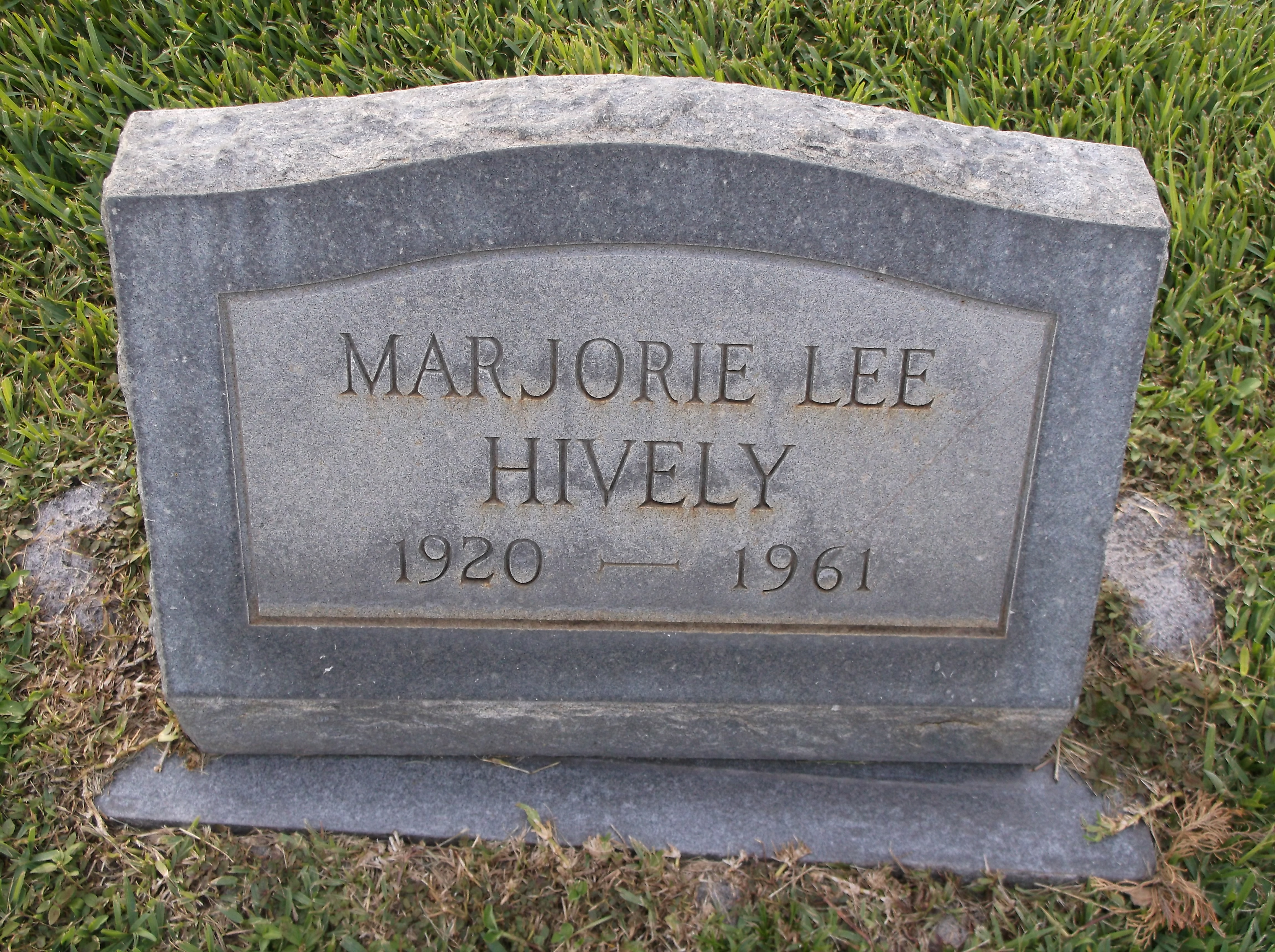 Marjorie Lee Hively