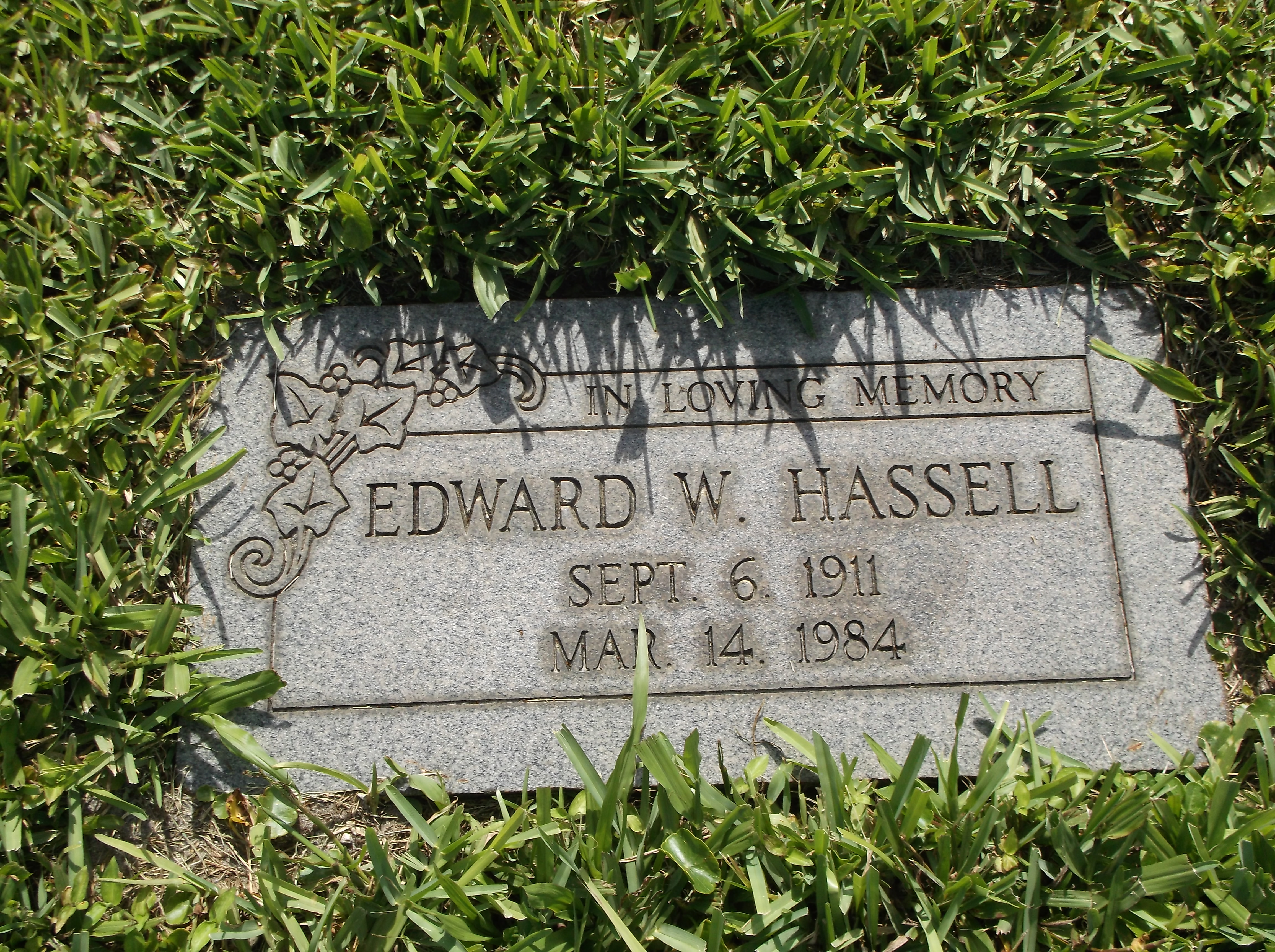 Edward W Hassell