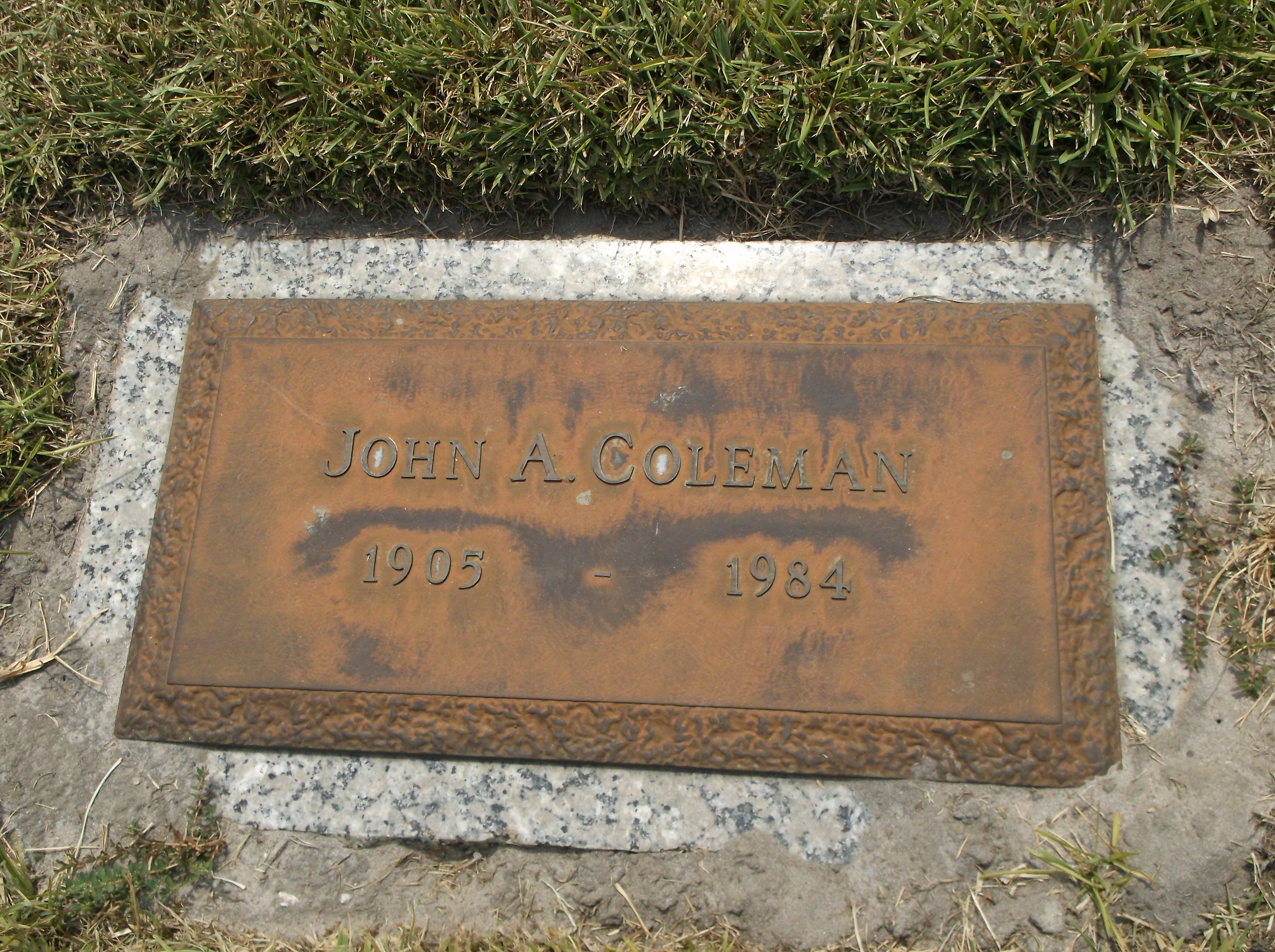 John A Coleman