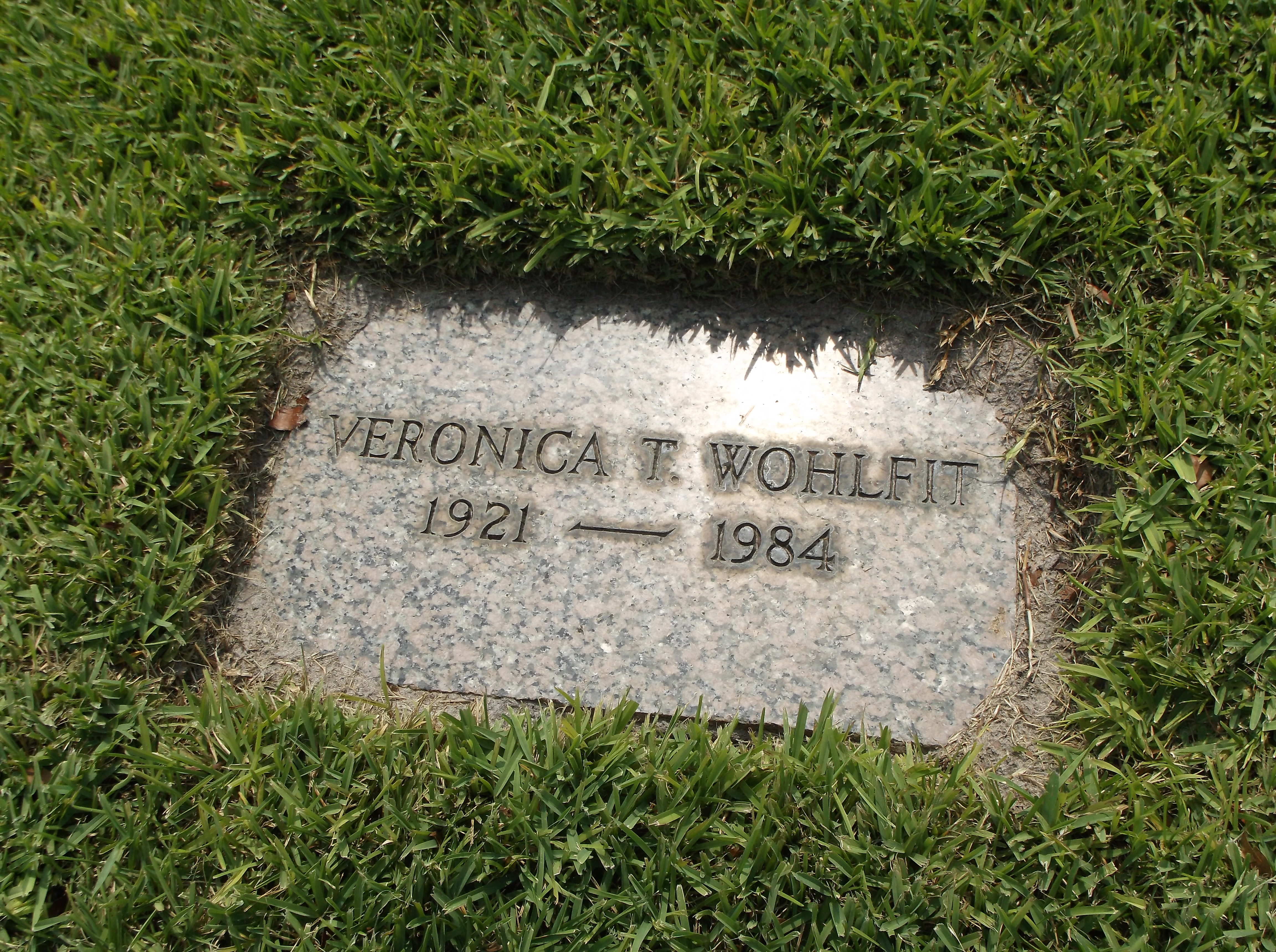 Veronica T Wohlfit