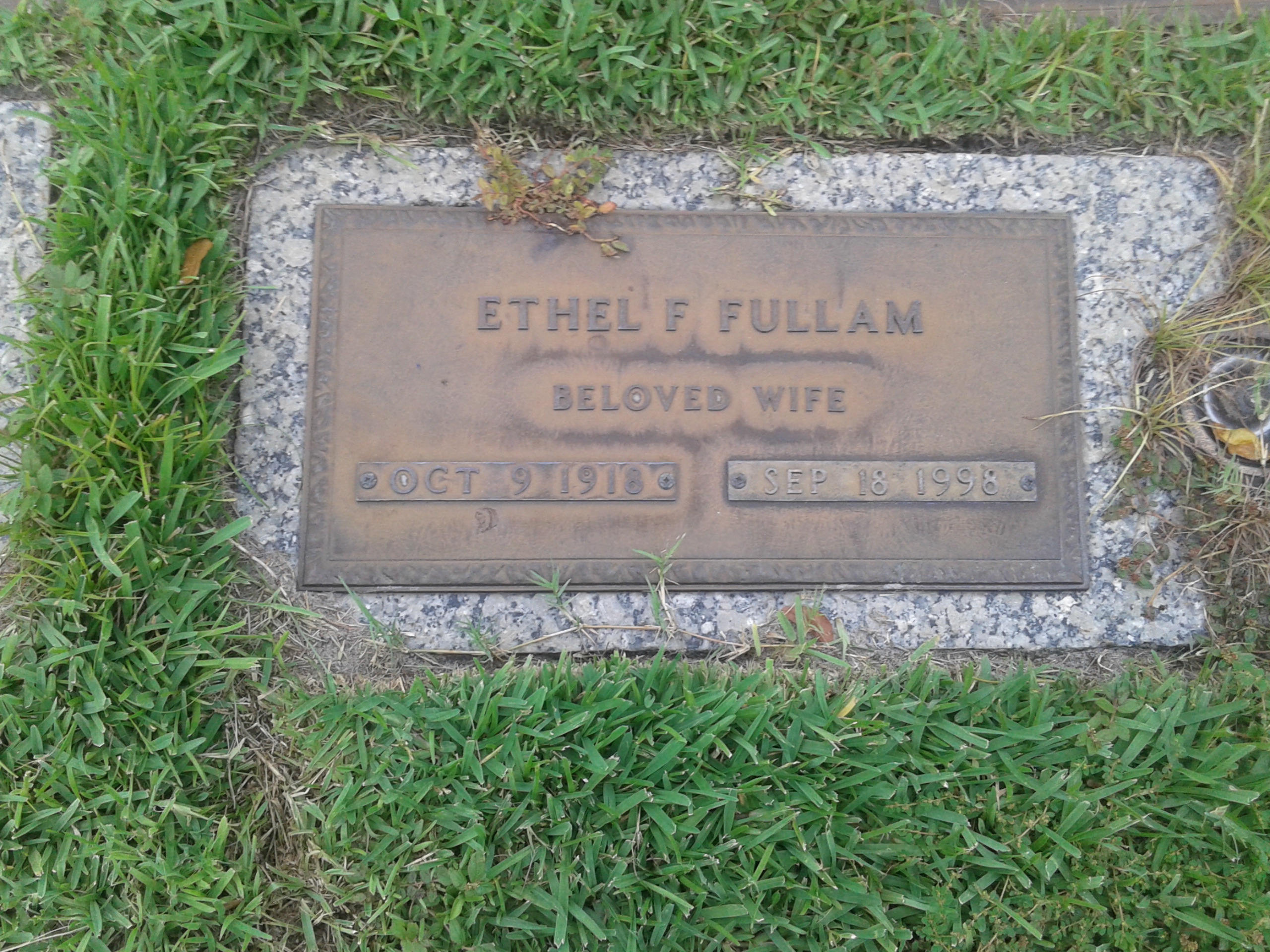 Ethel F Fullam