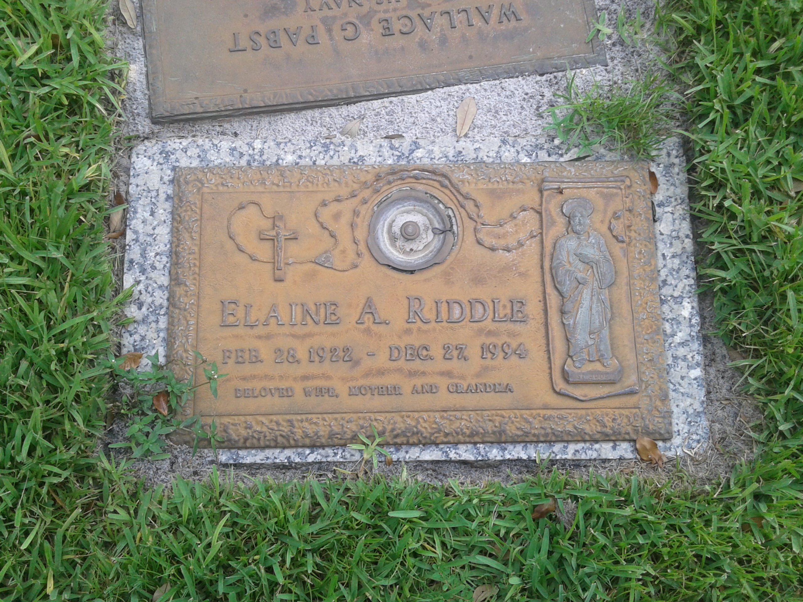 Elaine A Riddle