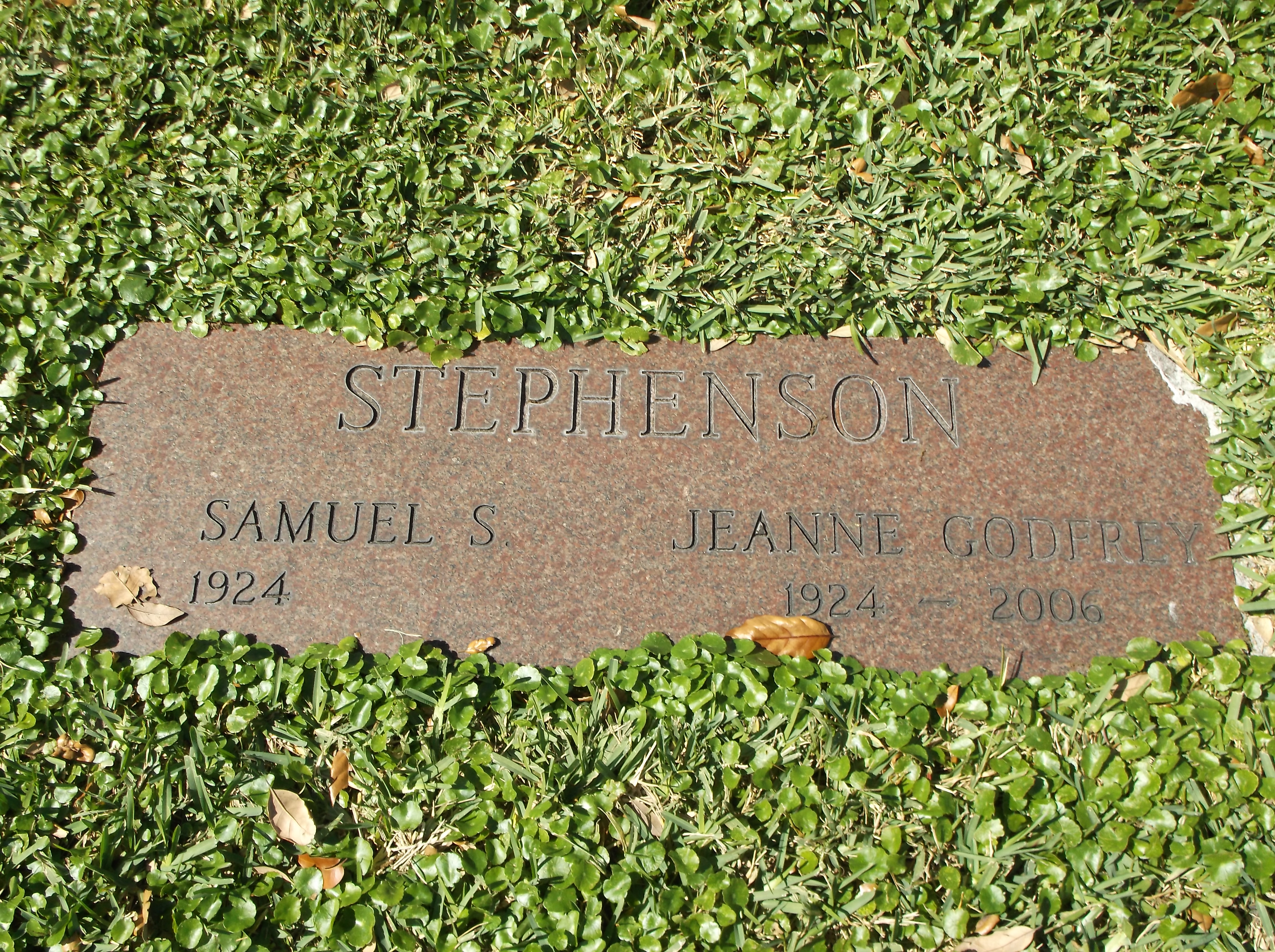 Samuel S Stephenson