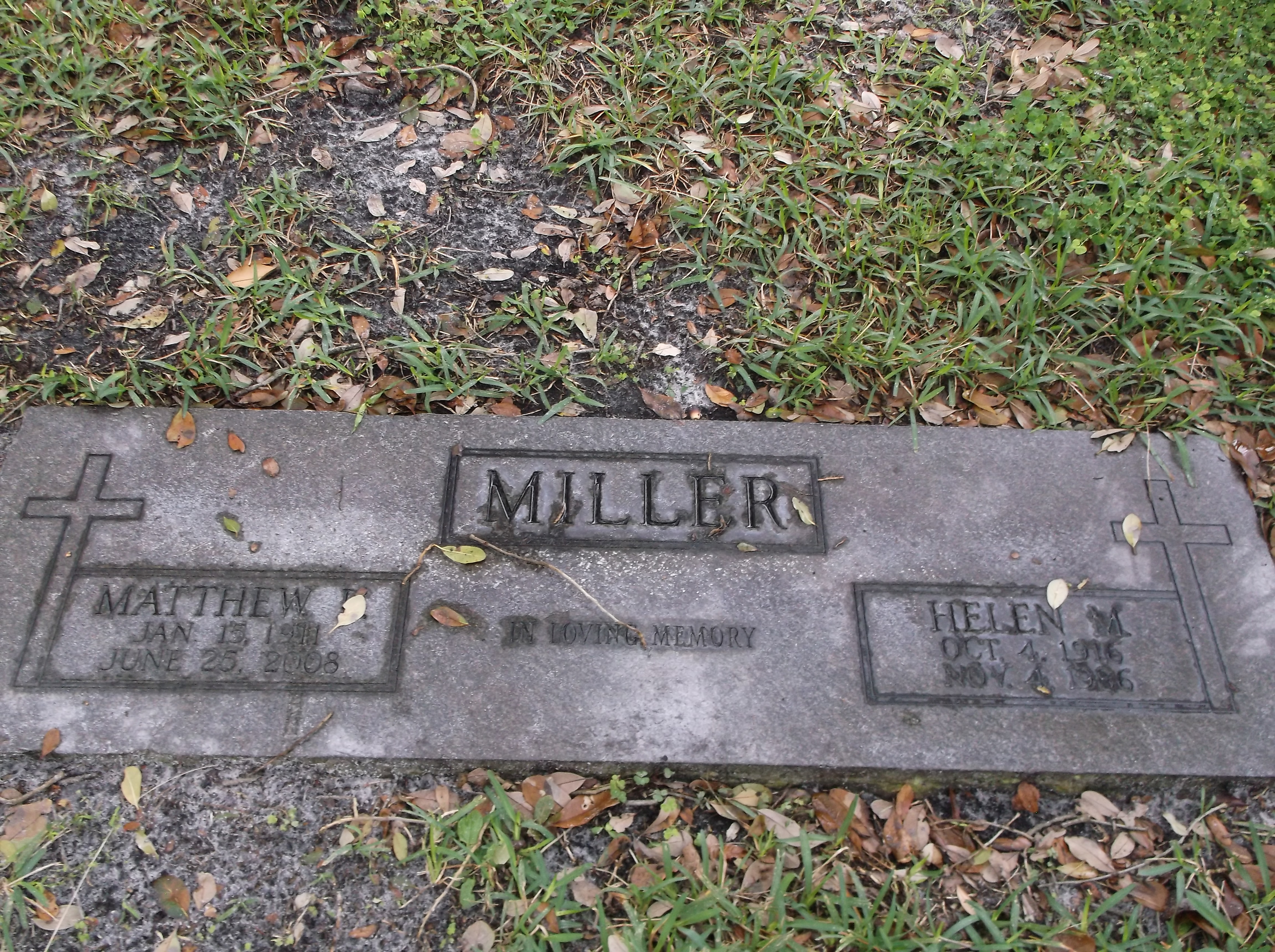 Helen M Miller