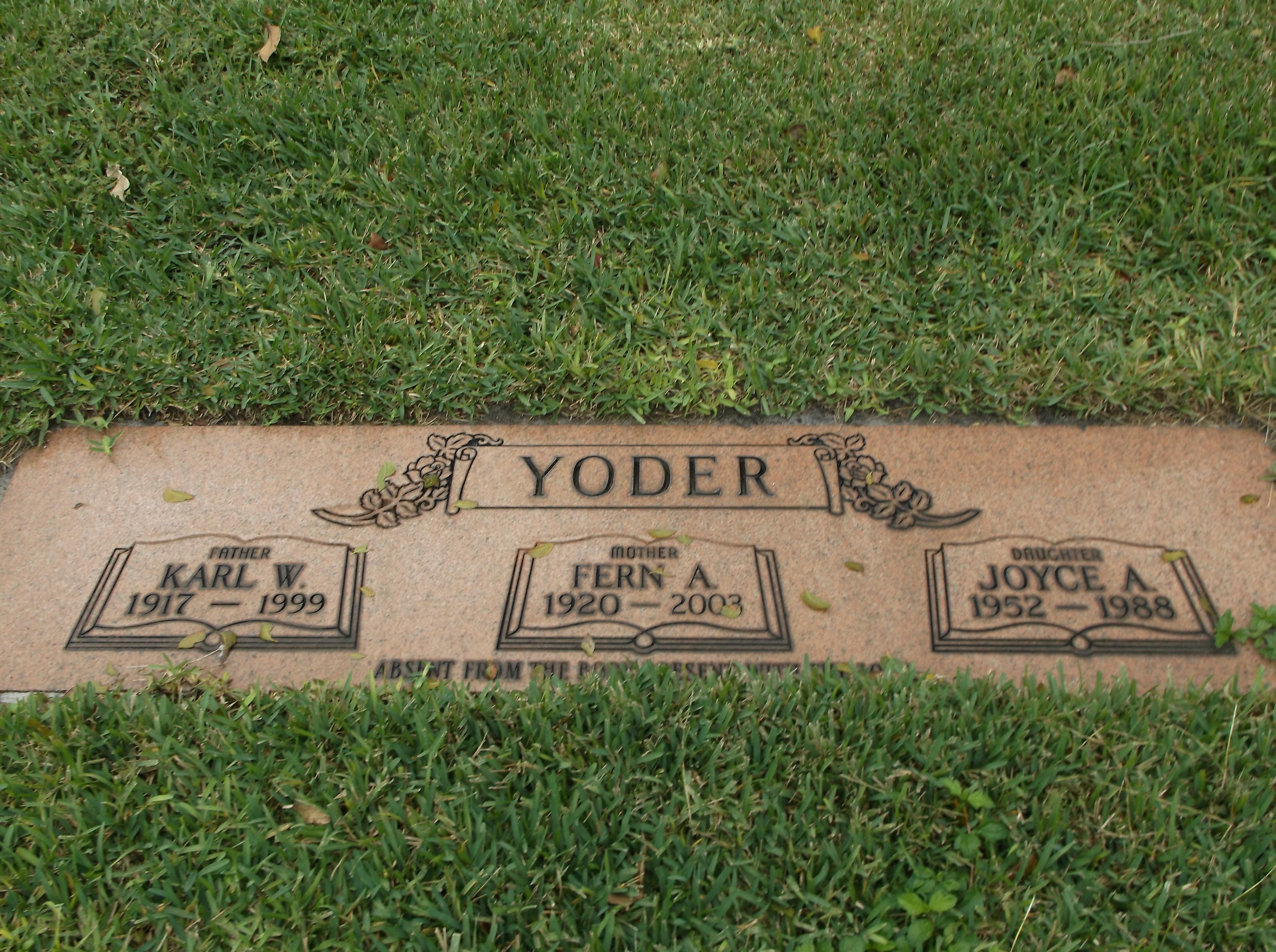Joyce A Yoder