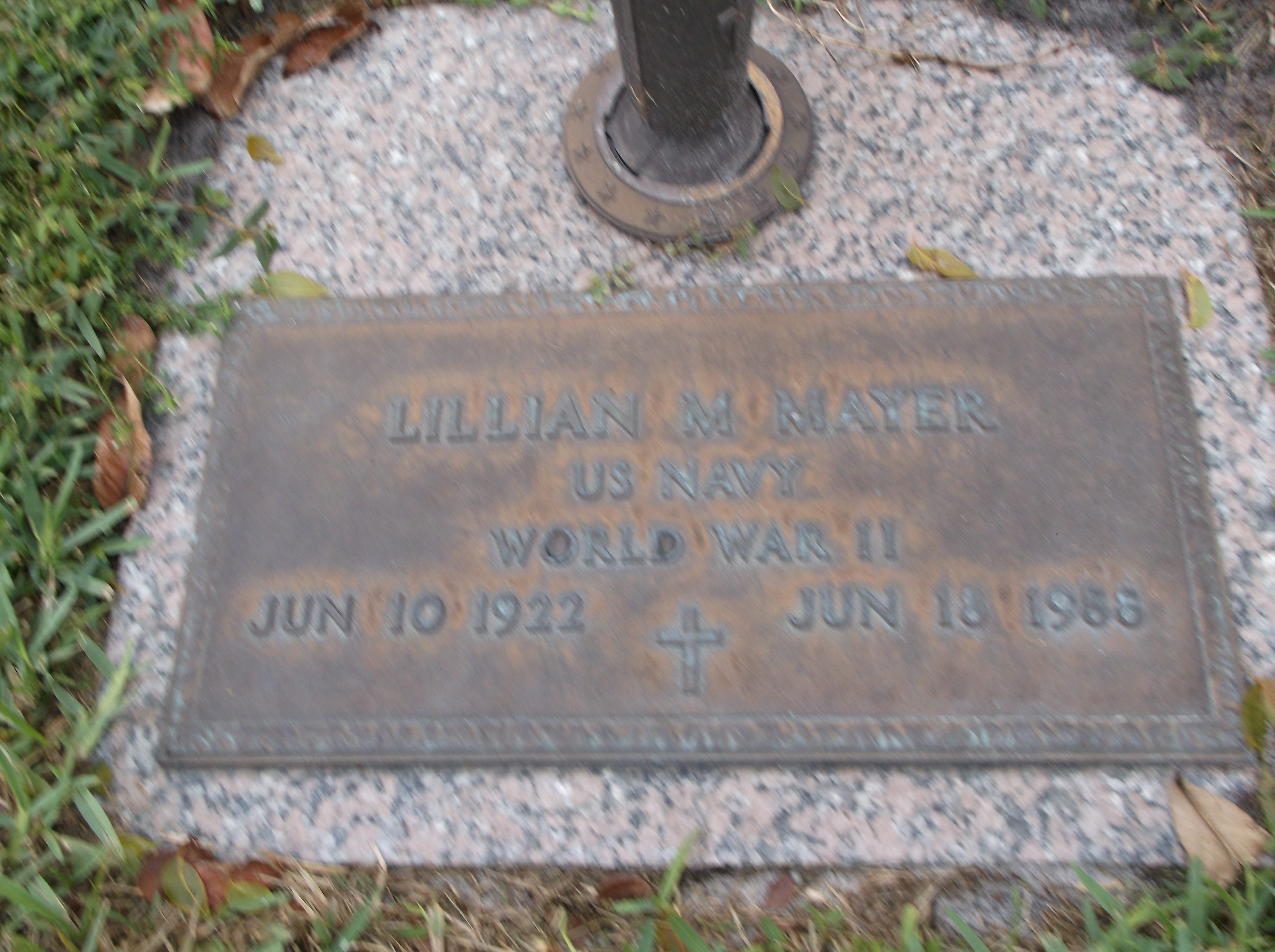 Lillian M Mayer