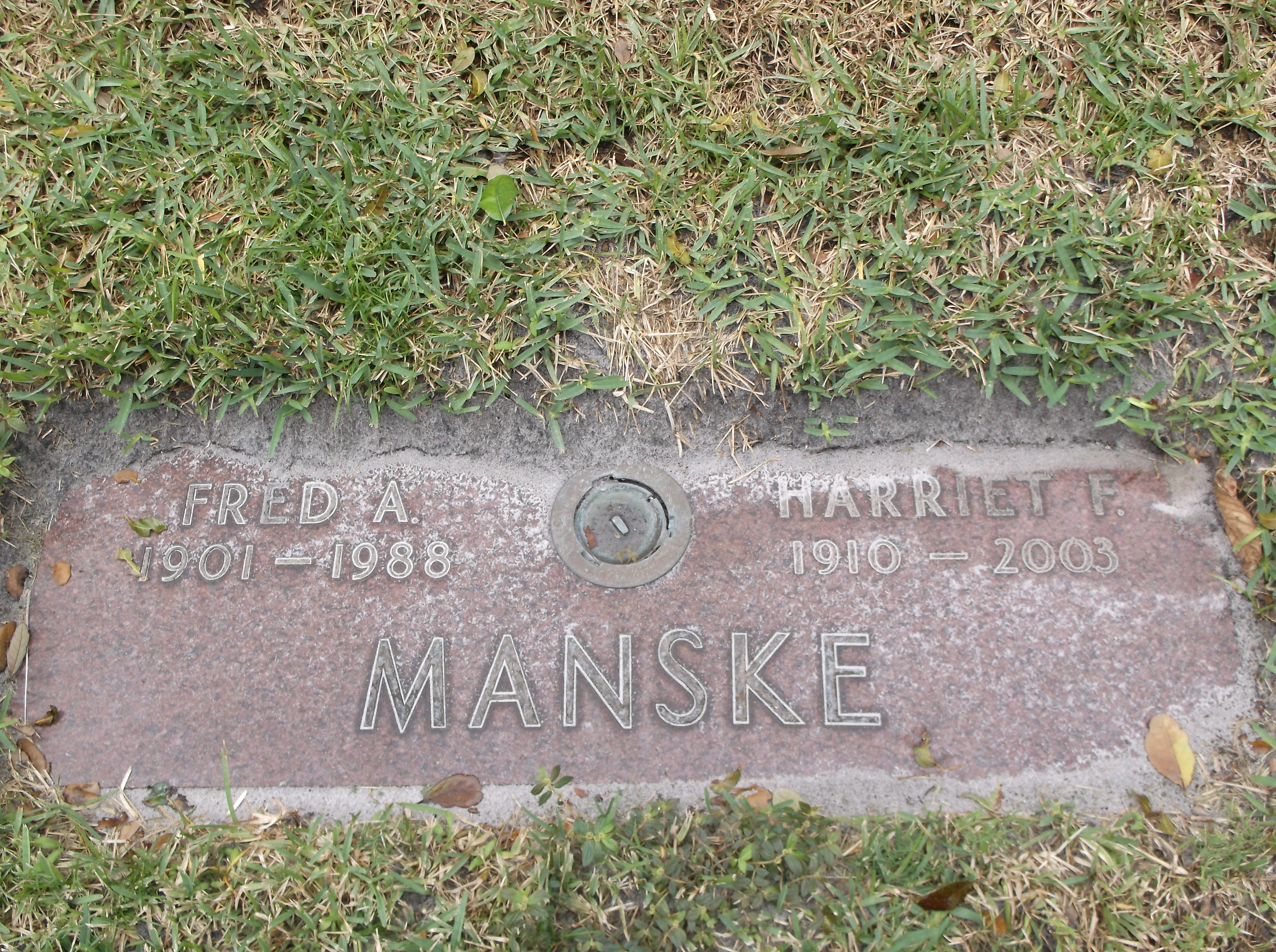 Harriet F Manske