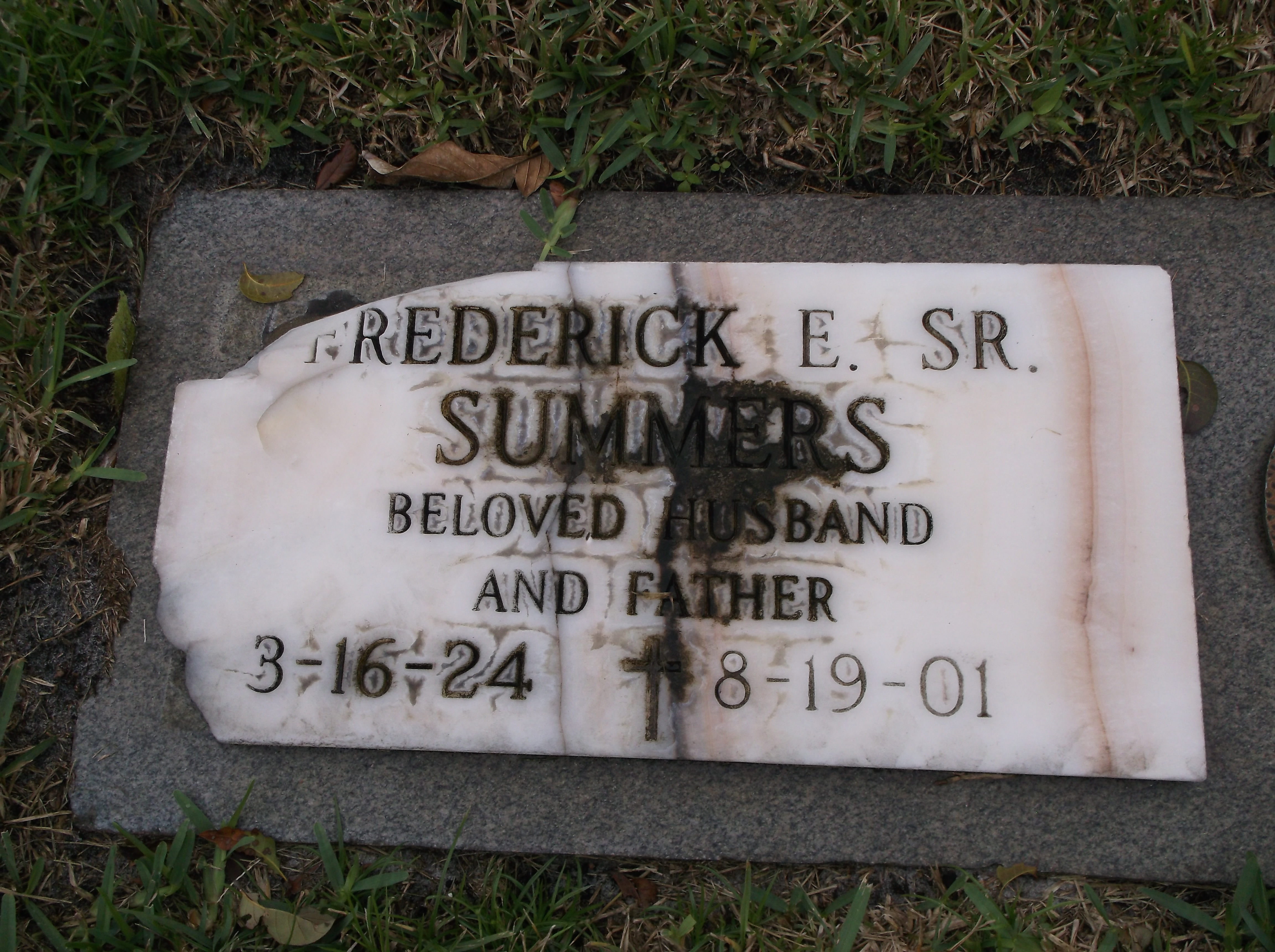 Frederick E Summers, Sr