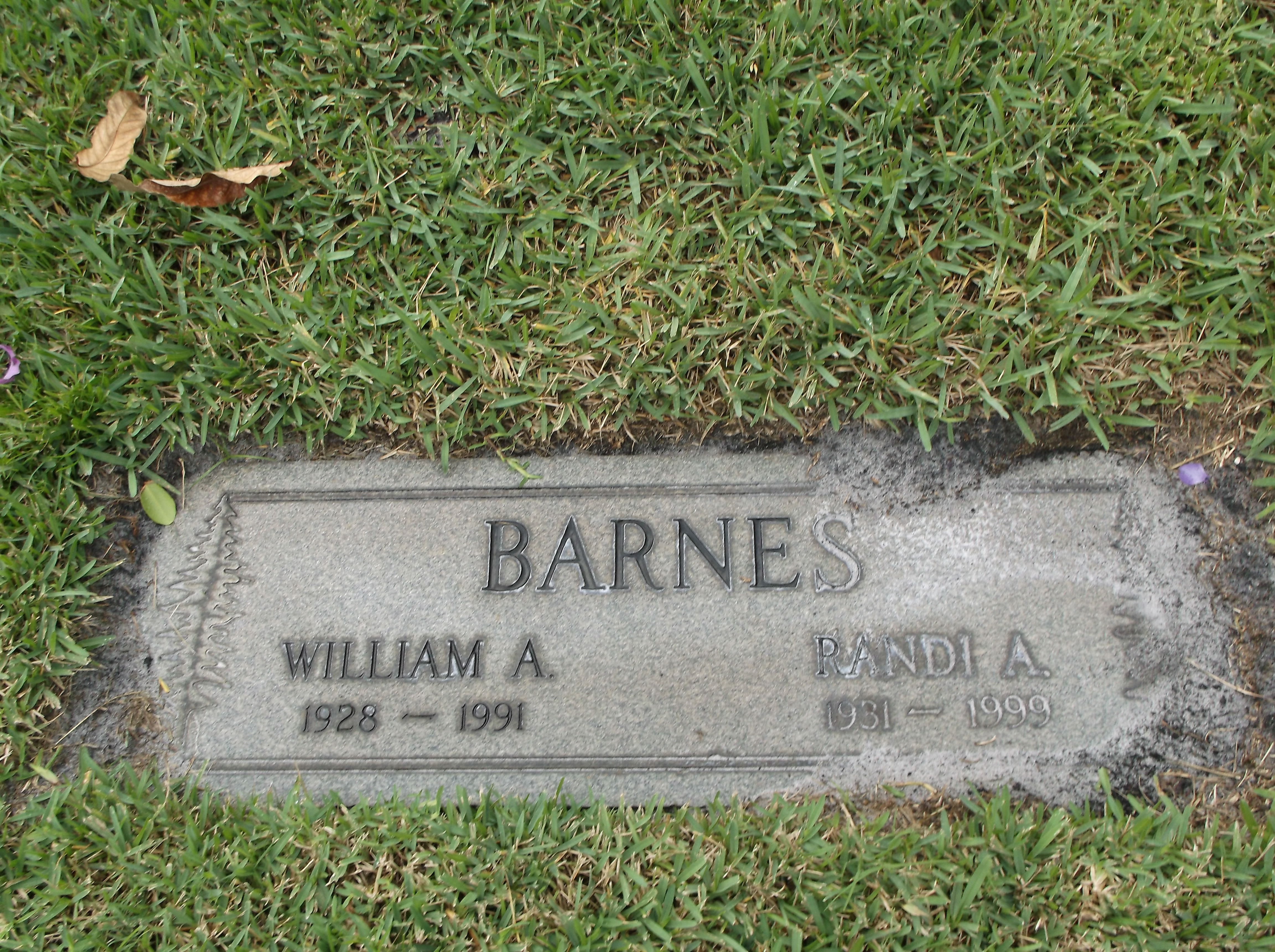 William A Barnes