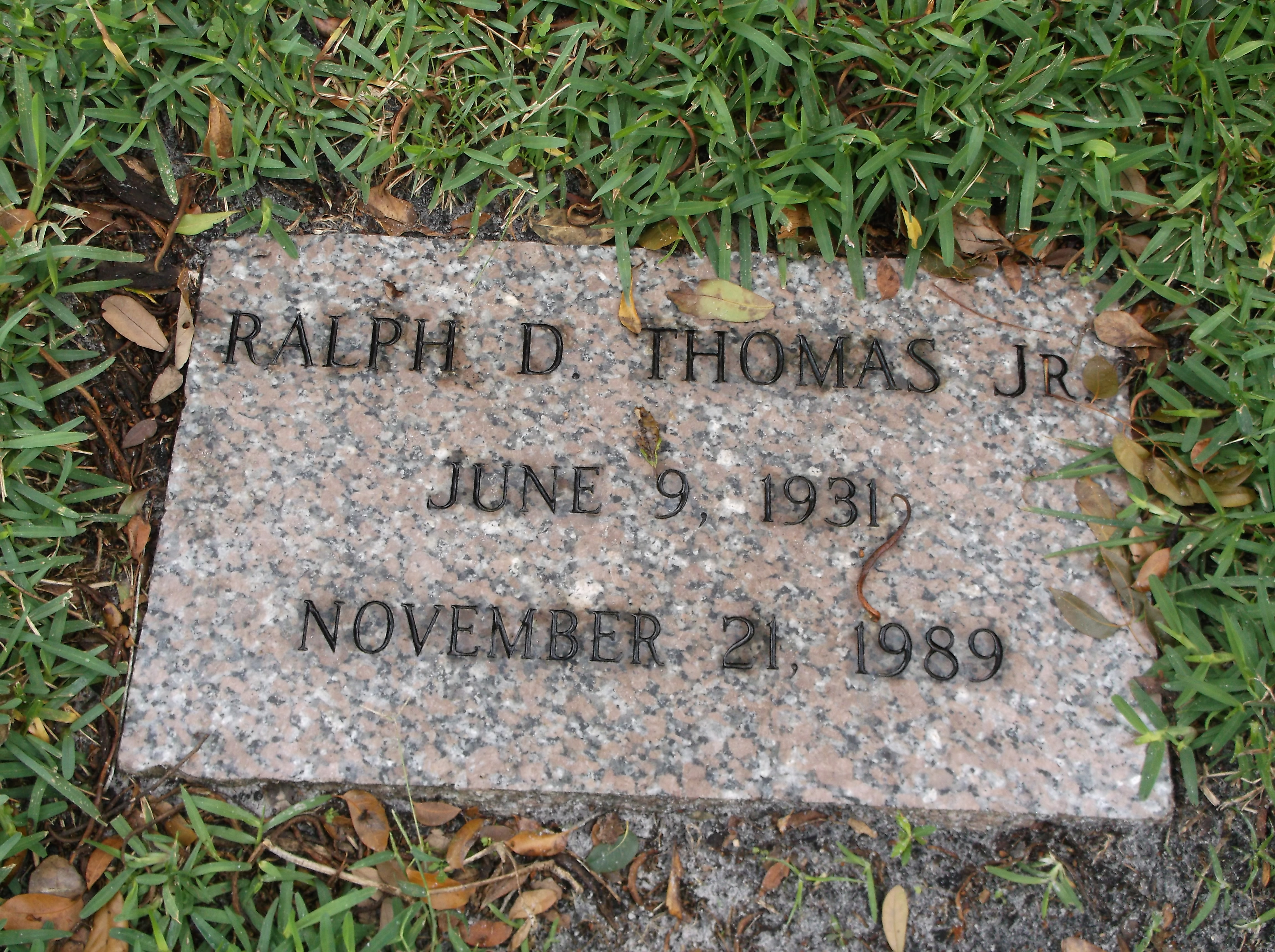 Ralph D Thomas, Jr