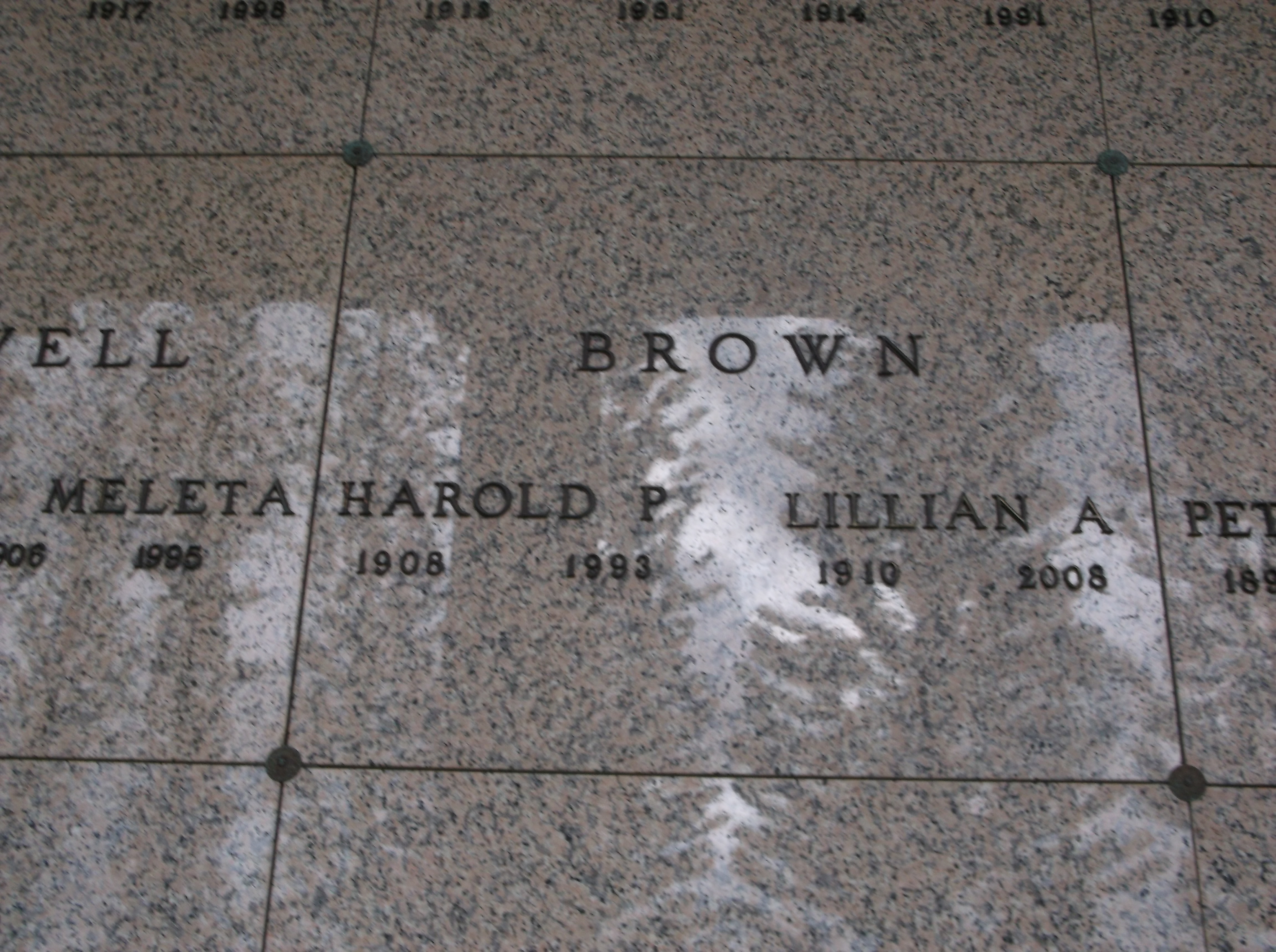 Lillian A Brown