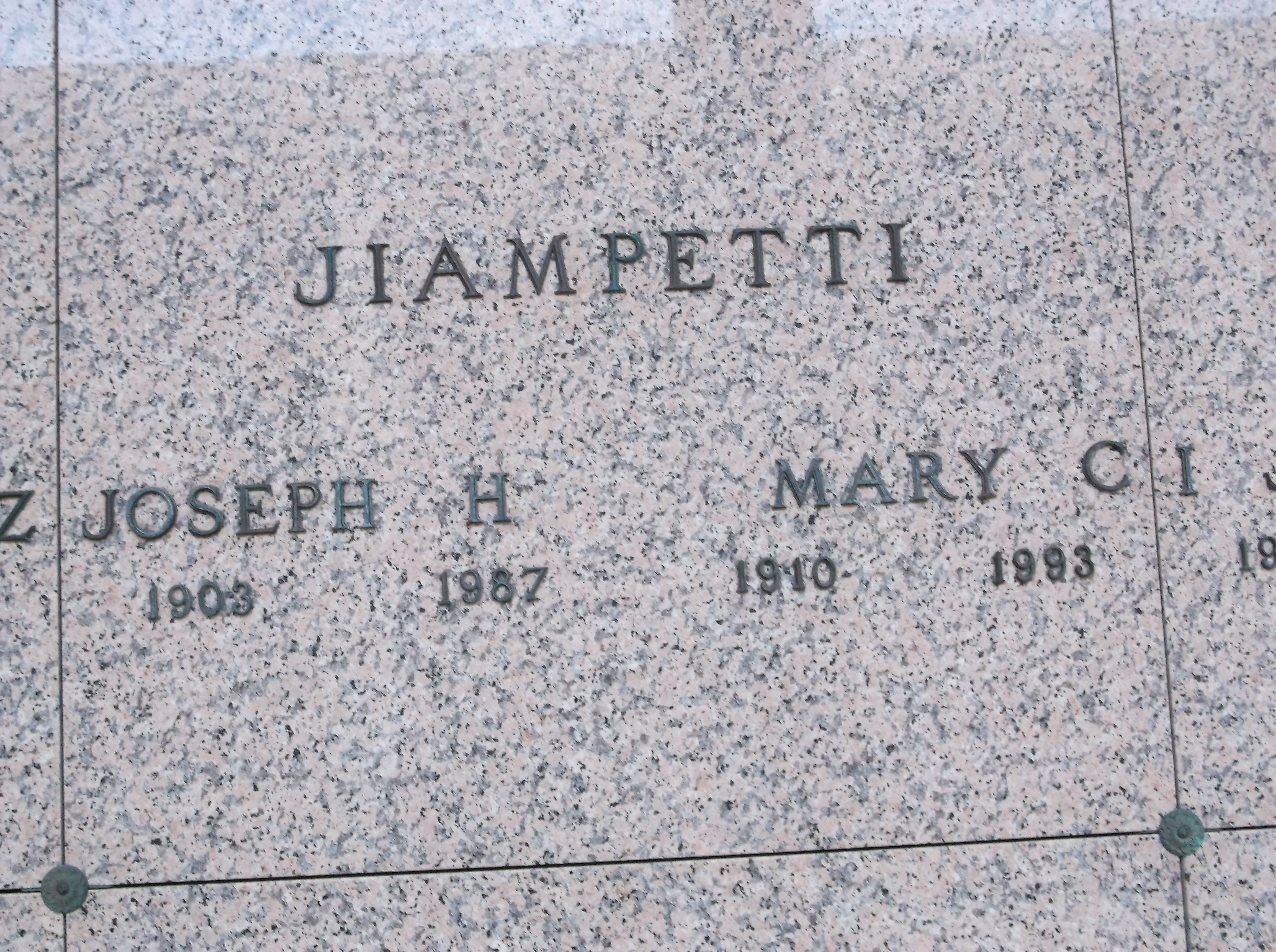 Mary C Jiampetti