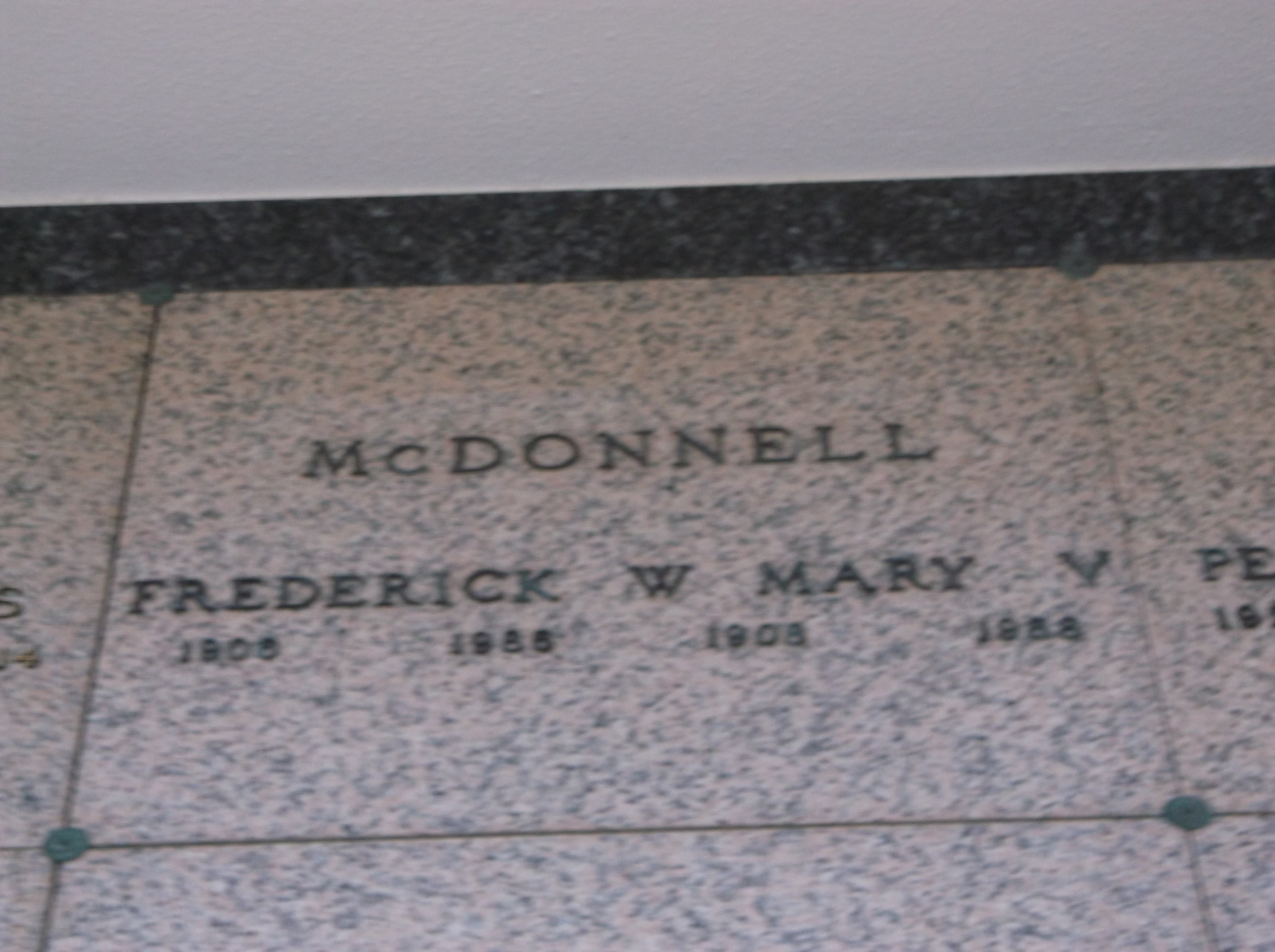 Mary V McDonnell