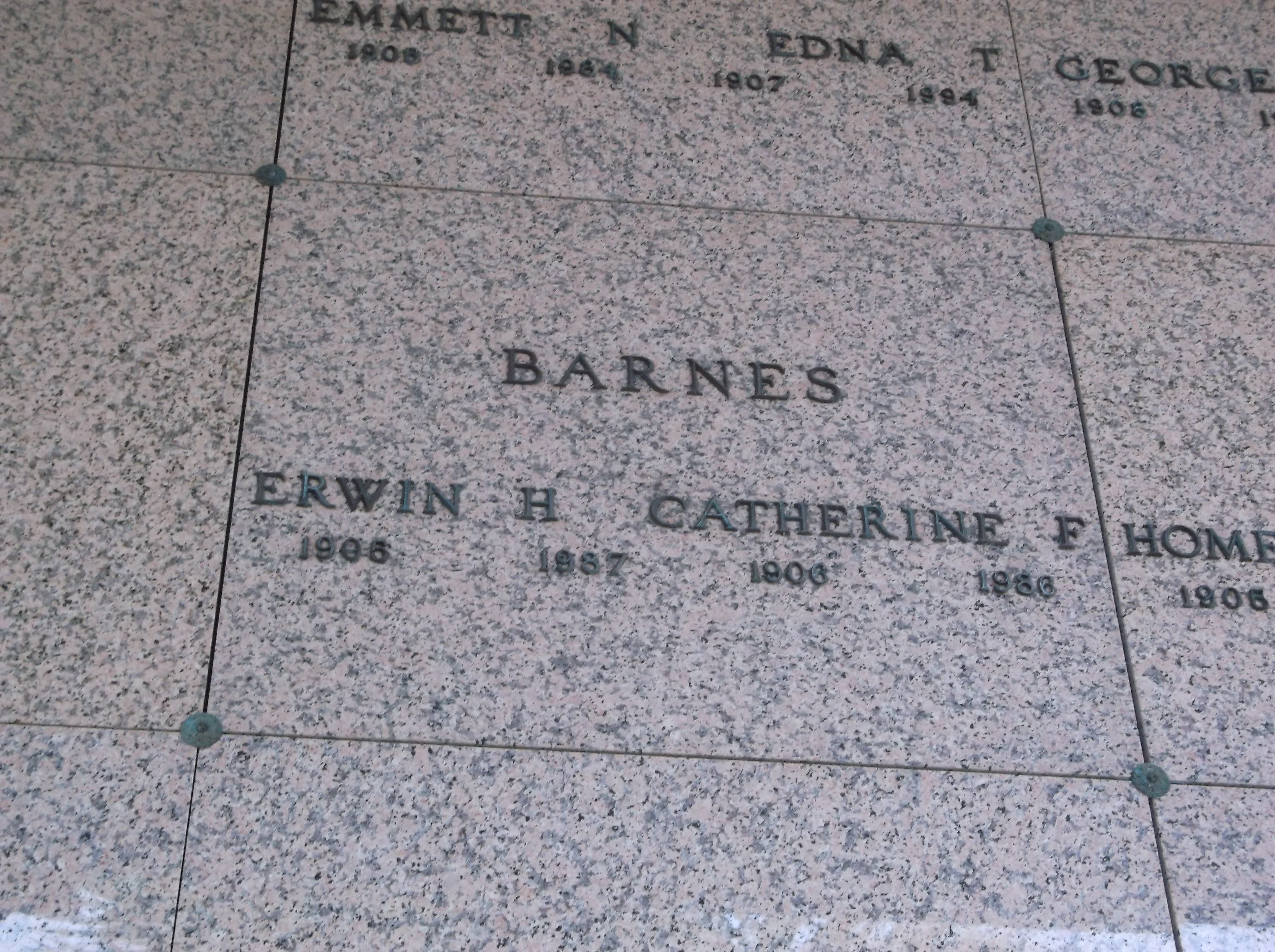 Erwin H Barnes