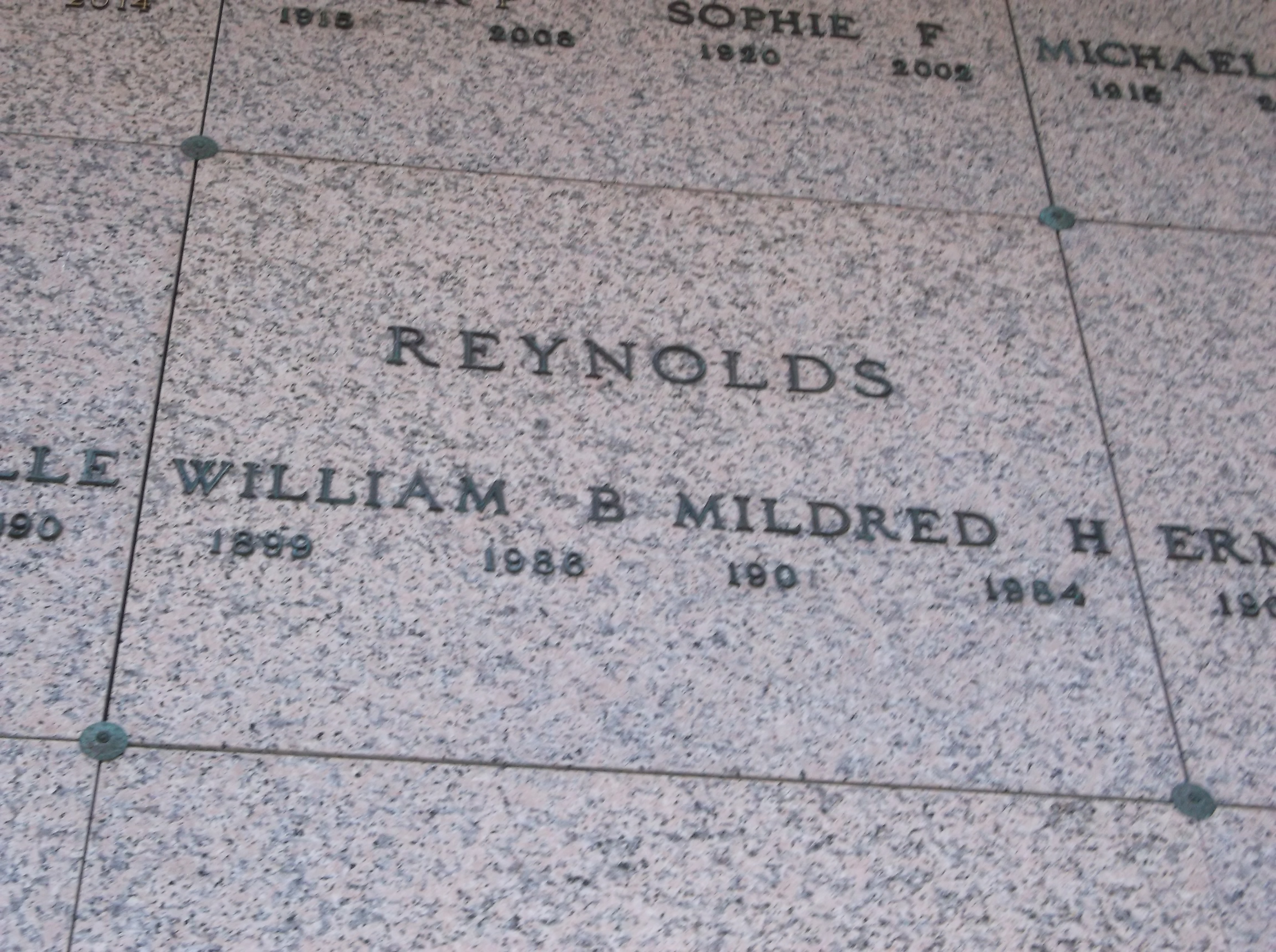 William B Reynolds