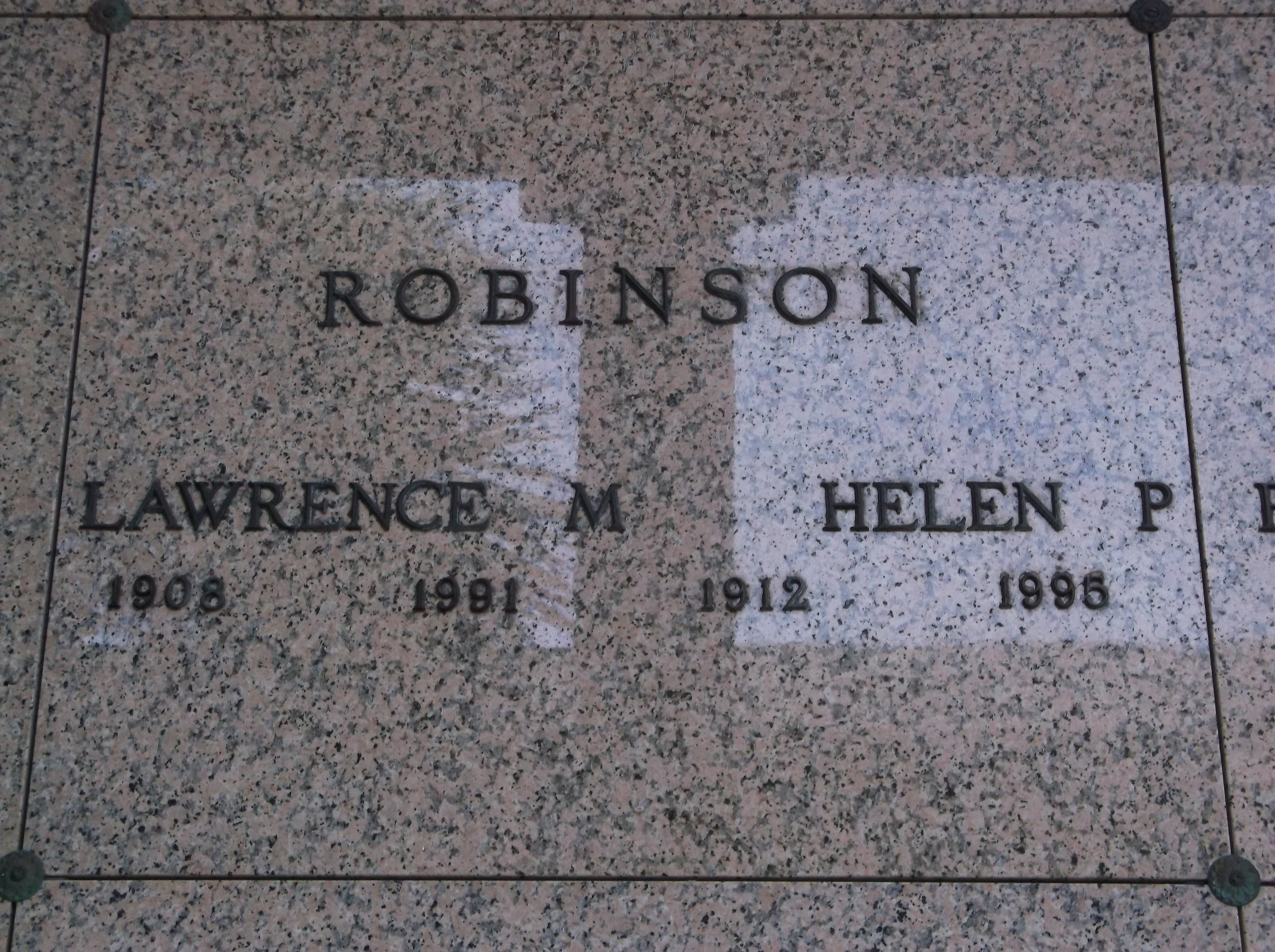 Helen P Robinson