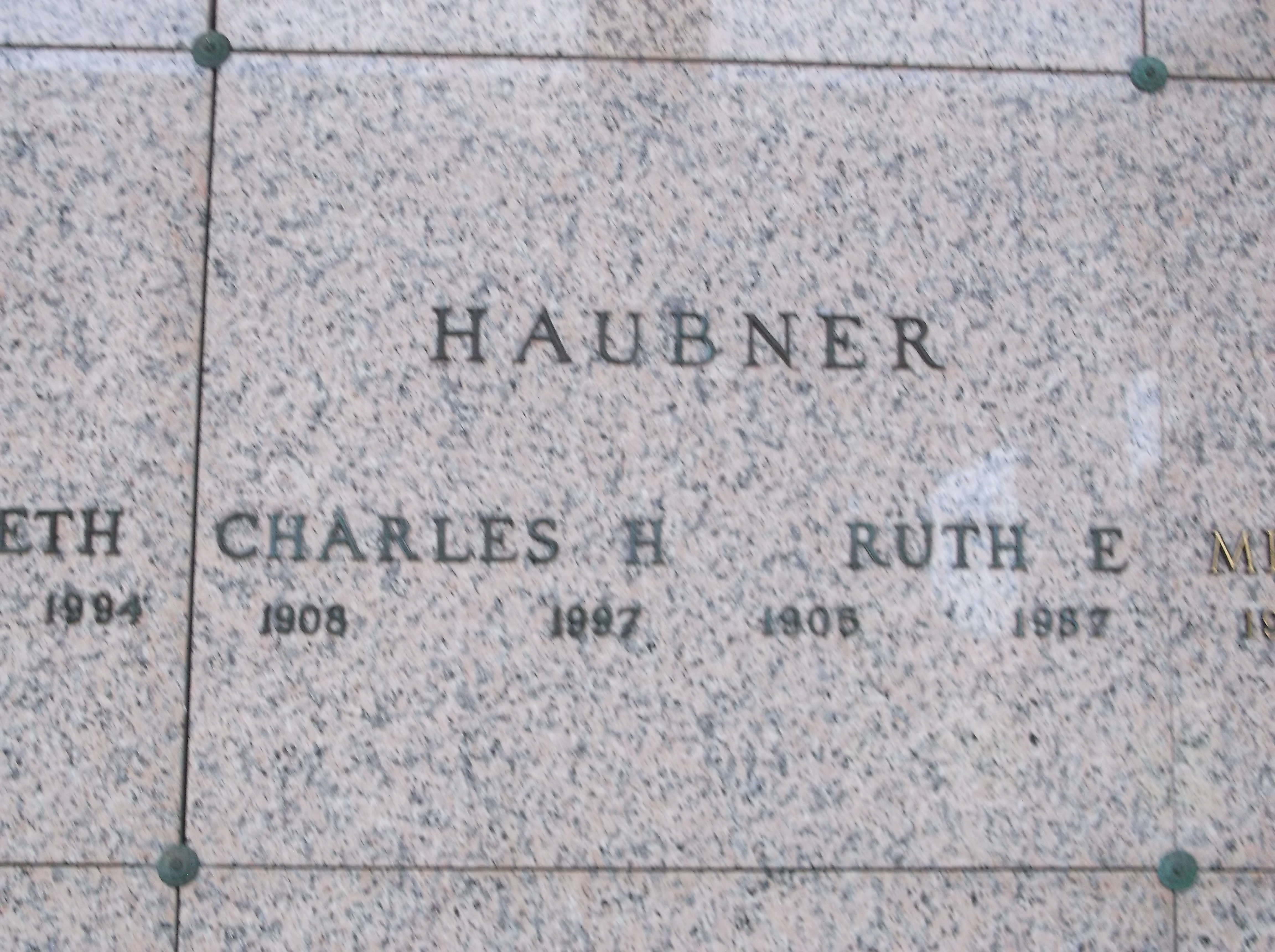 Charles H Haubner