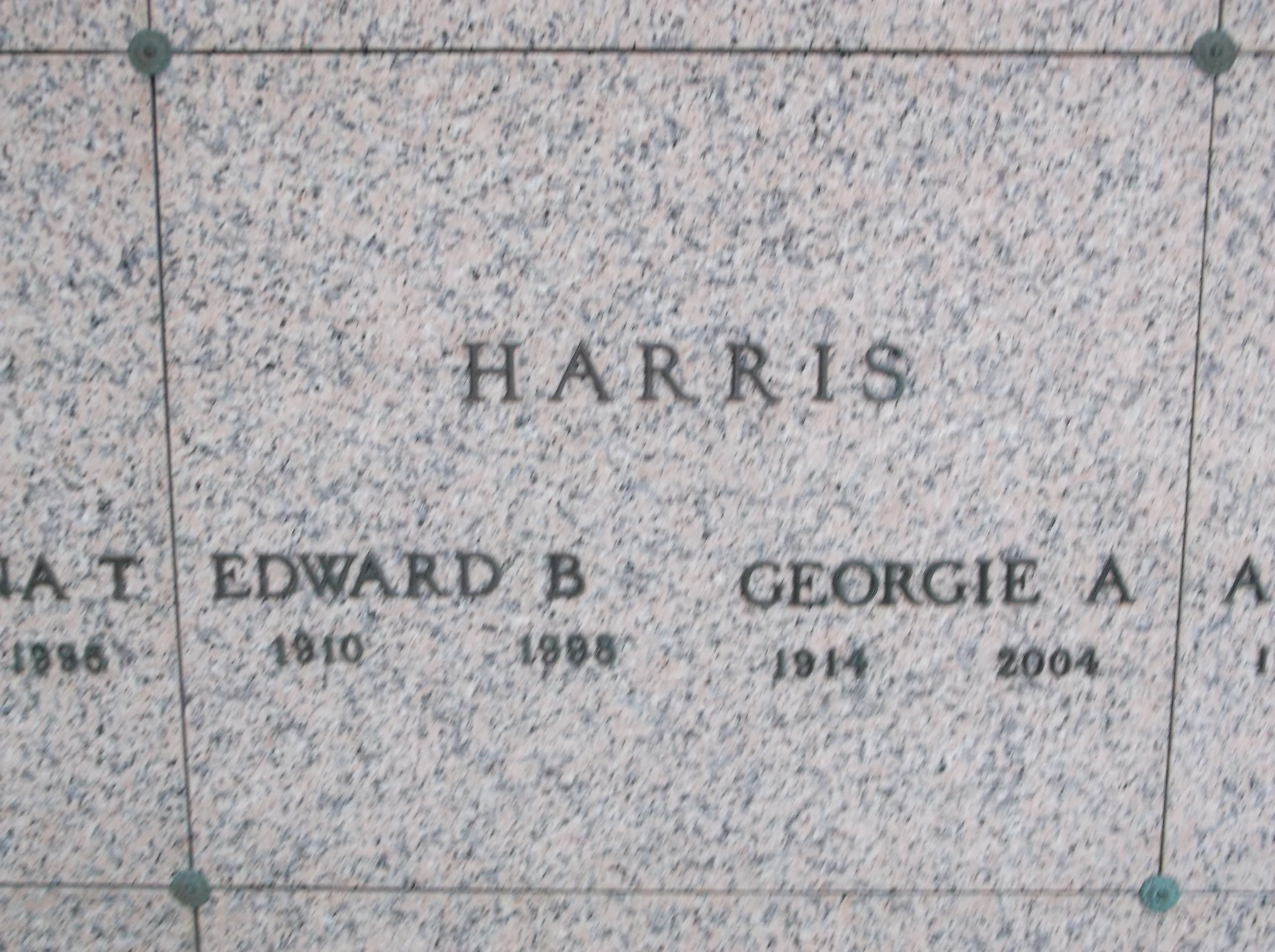 Edward B Harris