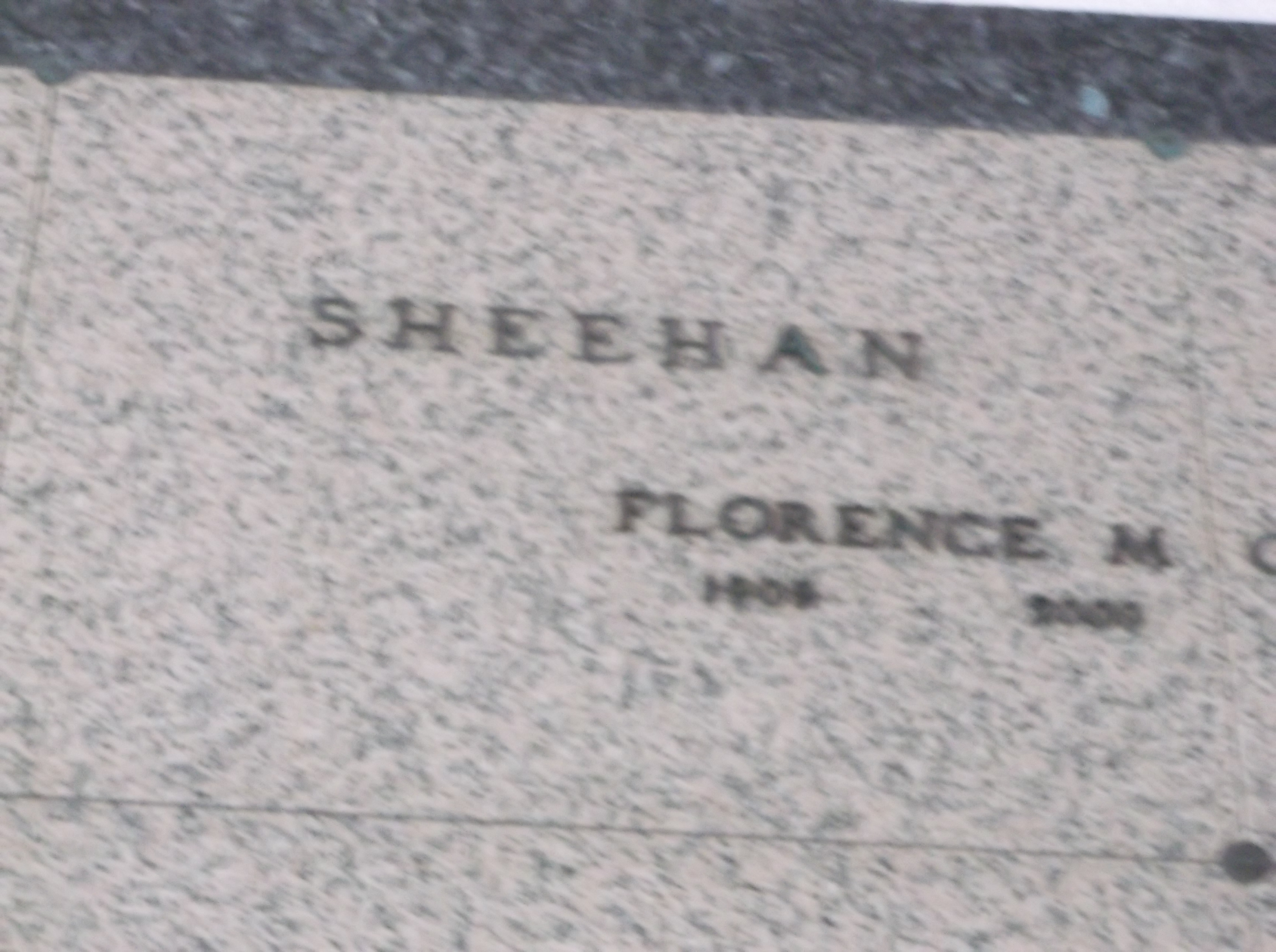 Florence M Sheehan